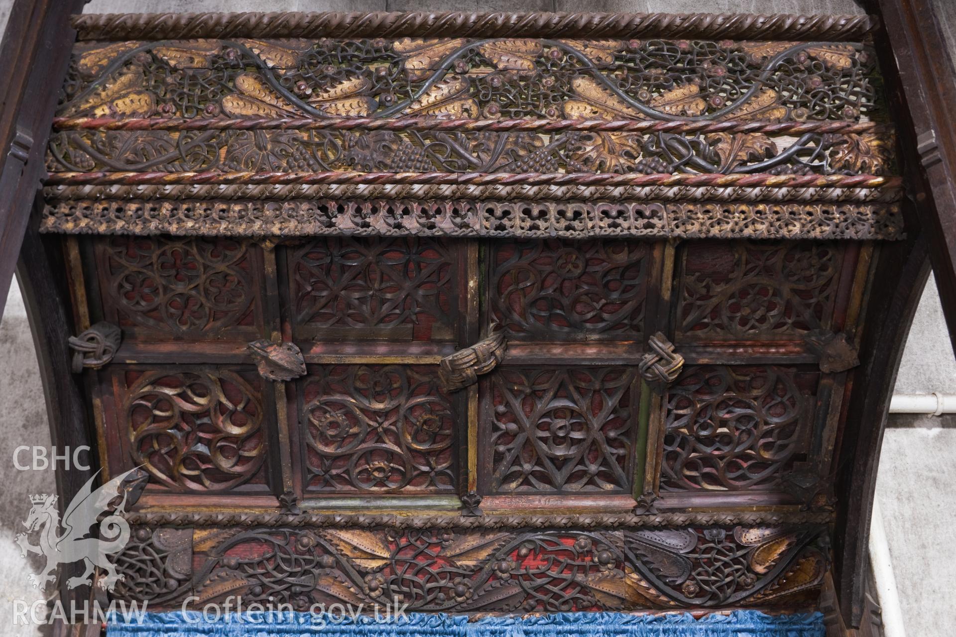 Detail of altar canopy.