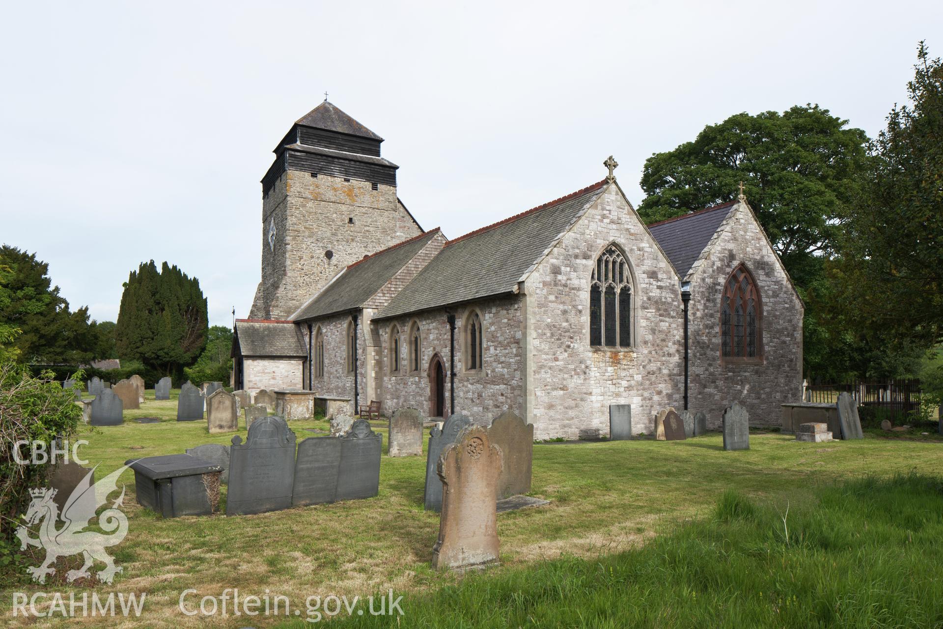 Exterior from the east southeast.