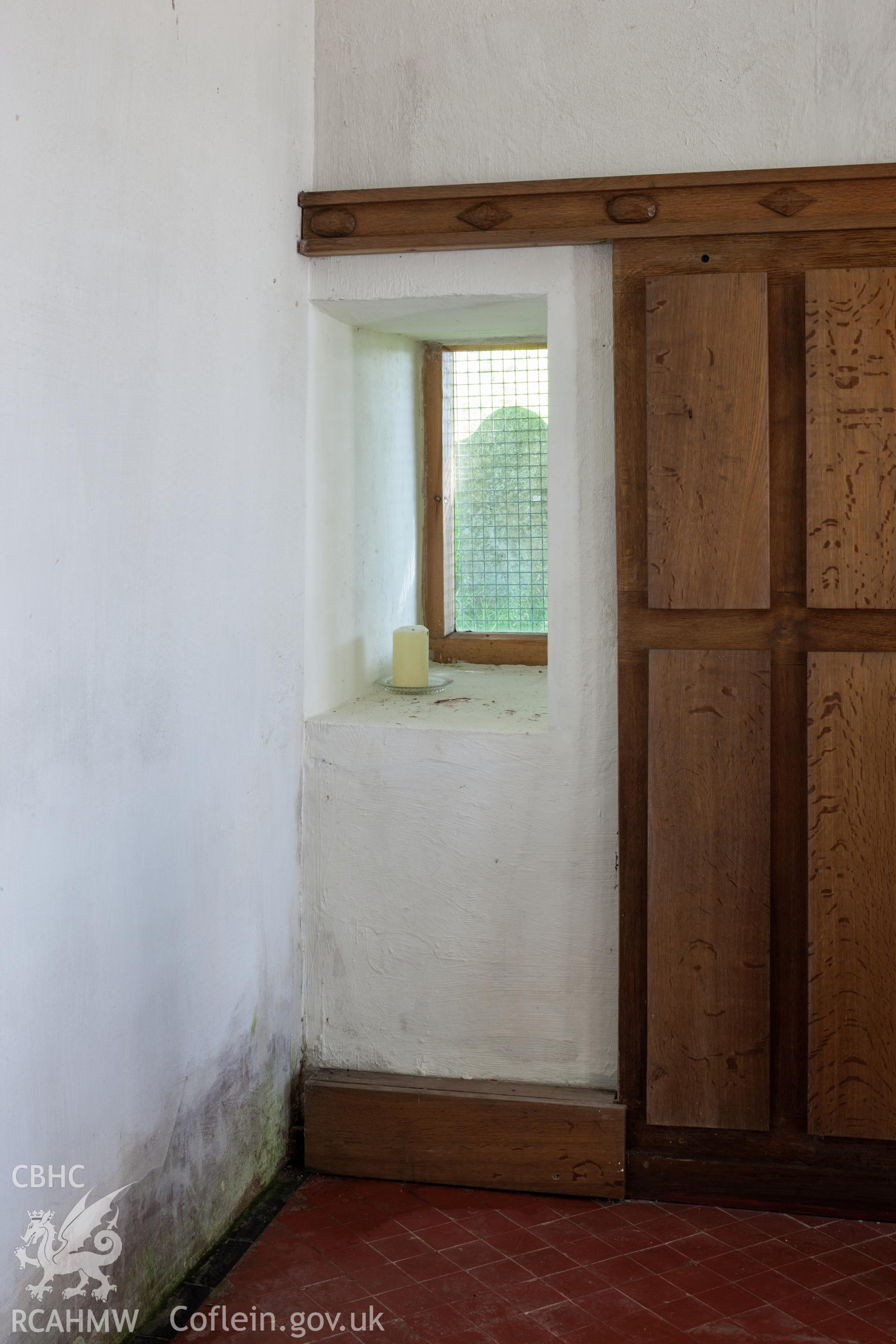 Lepers window in east wall