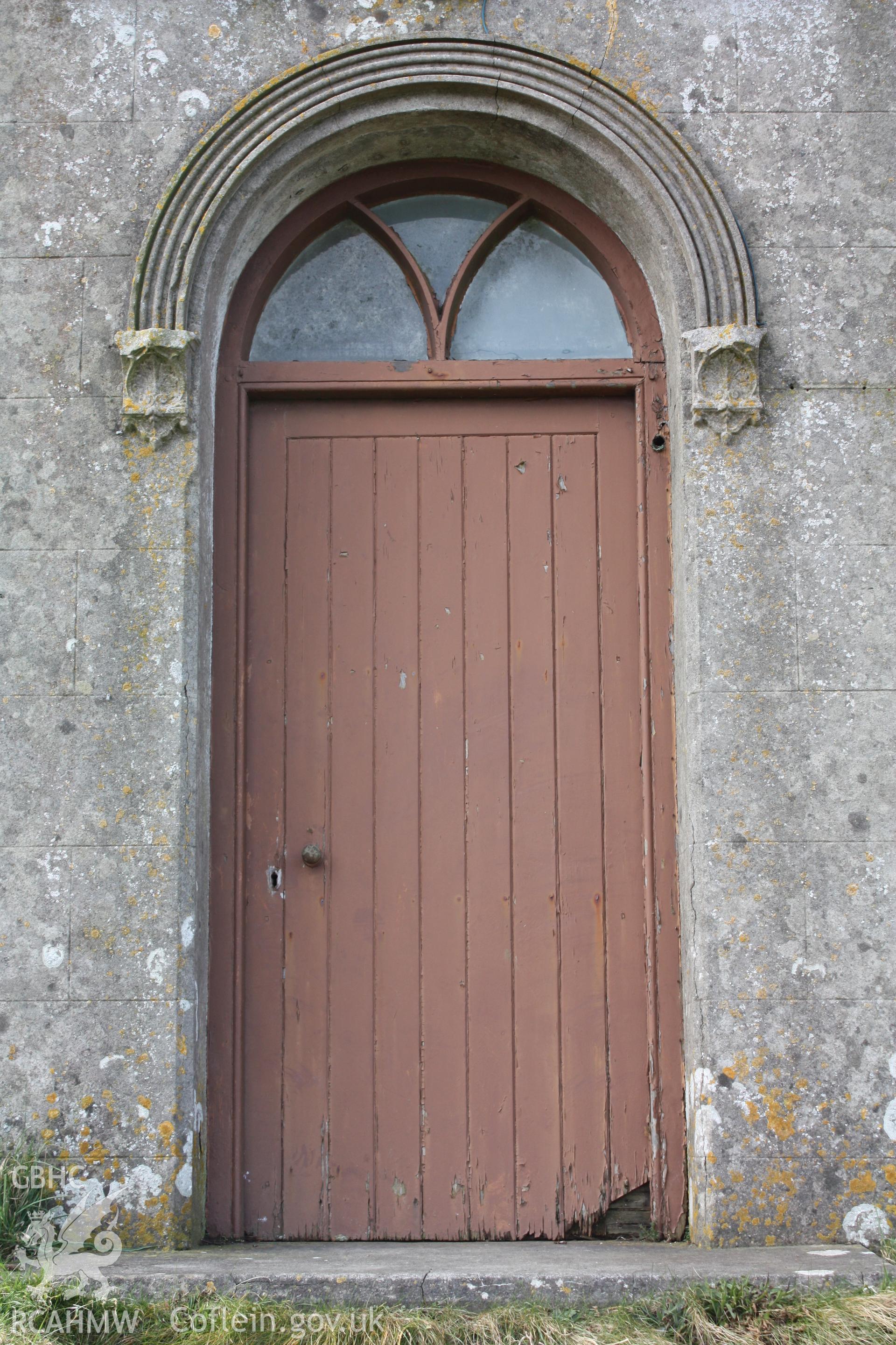 Detail of door and quarterlight over