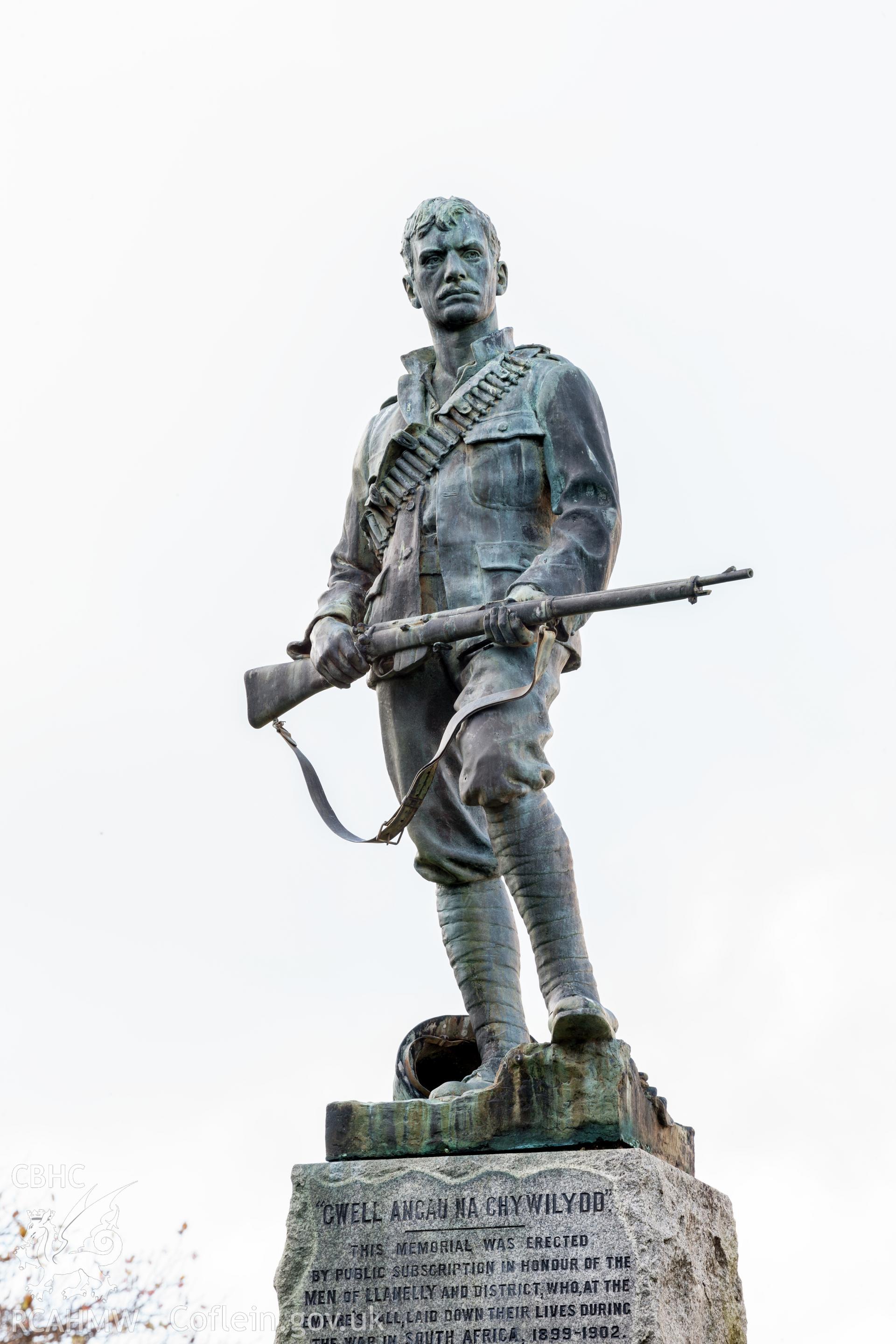 Detail of figure from the east