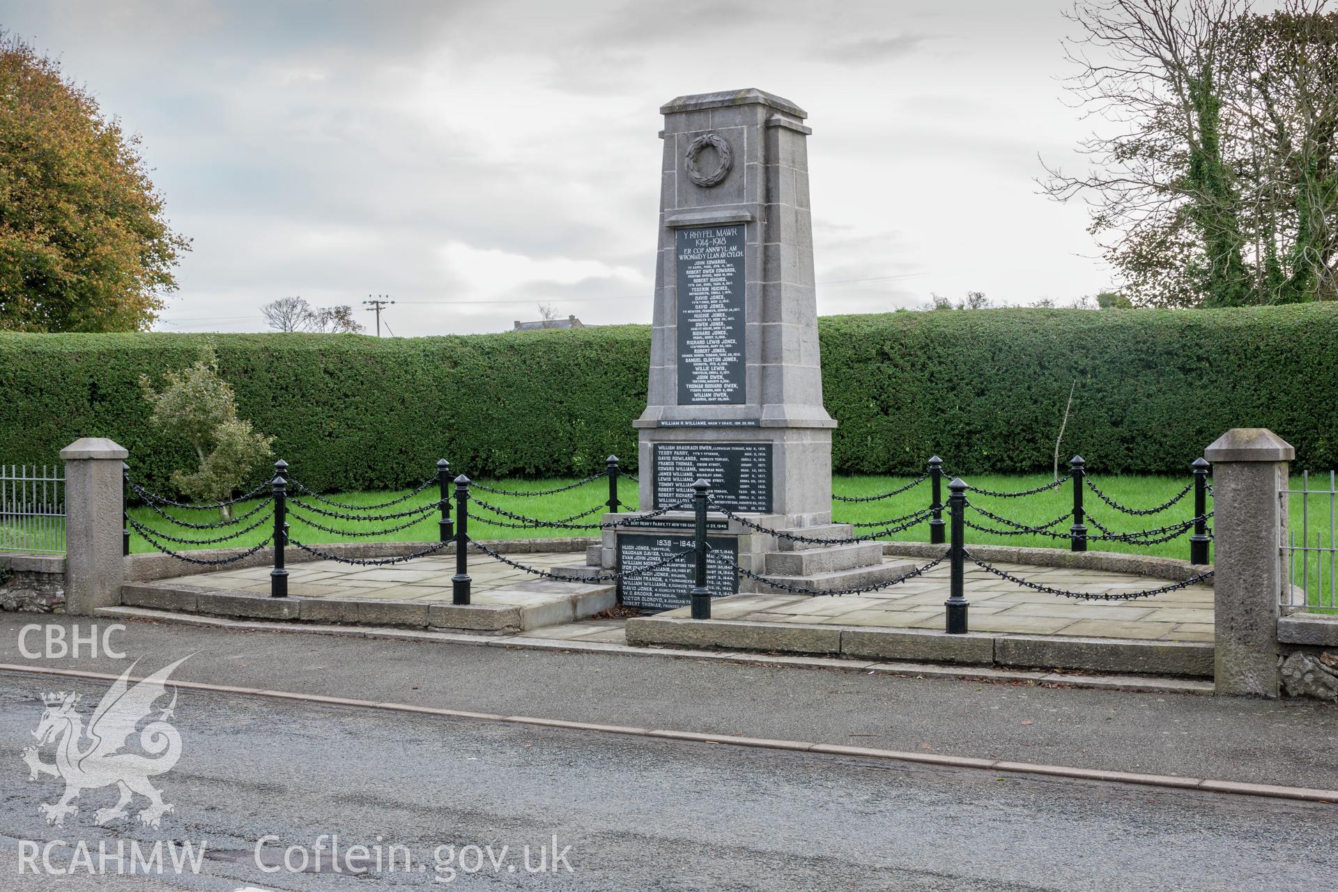 Monument from the southwest