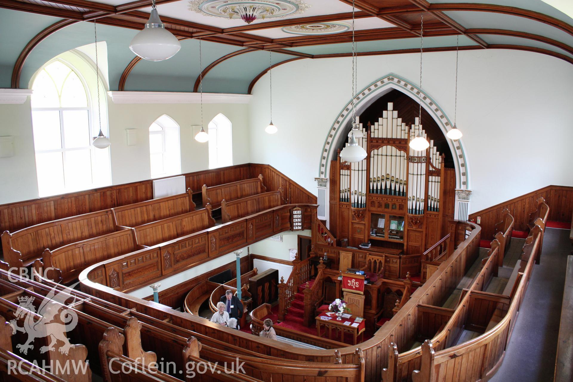 Internal; view towards organ from balcony
