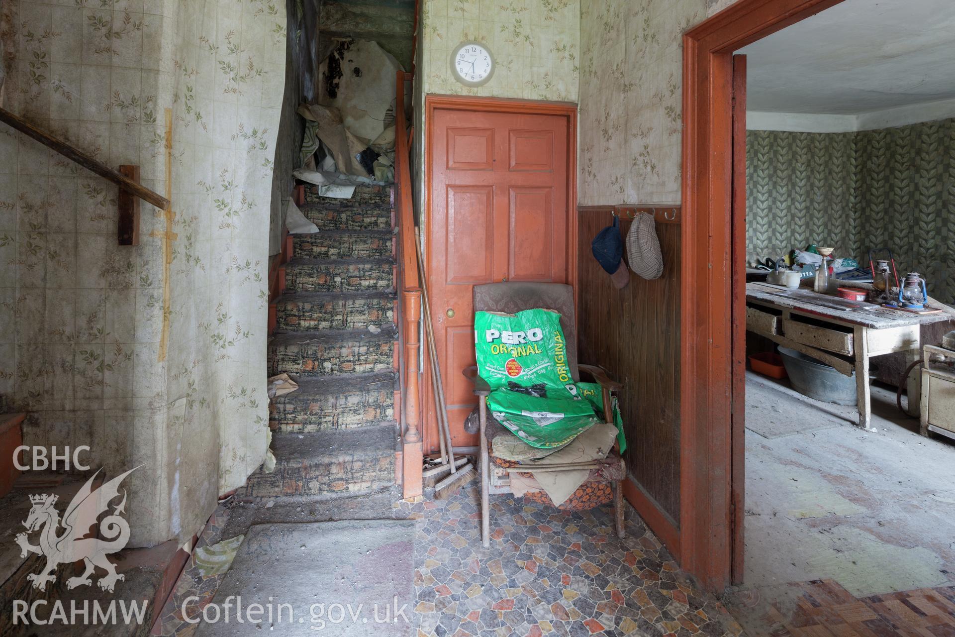 Entrance hall in later new west wing.