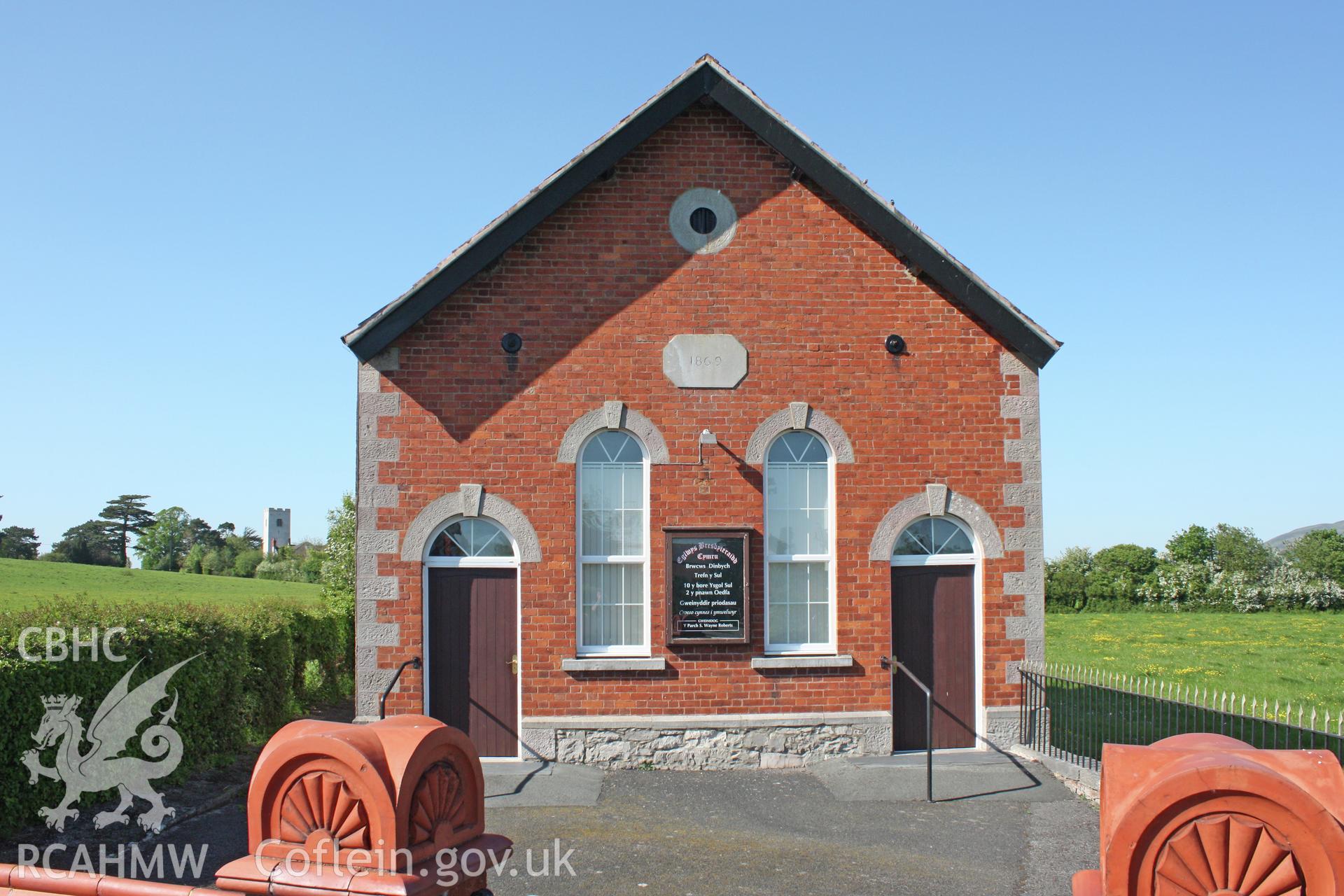Brookhouse Chapel, Denbigh from the south