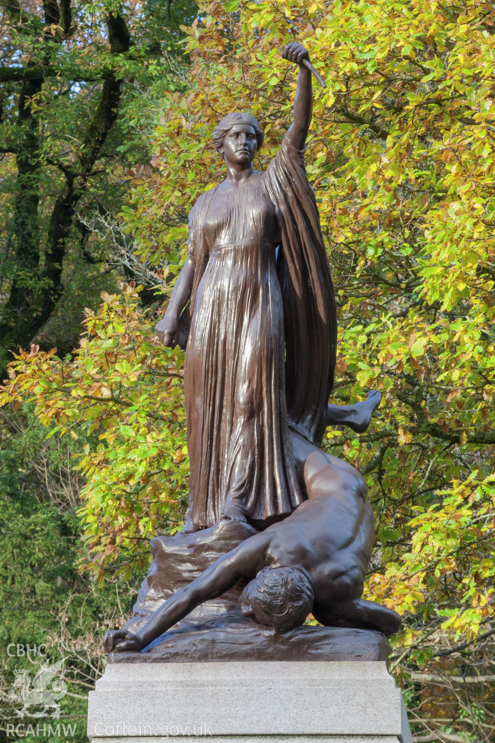 Detail of sculpture from the south