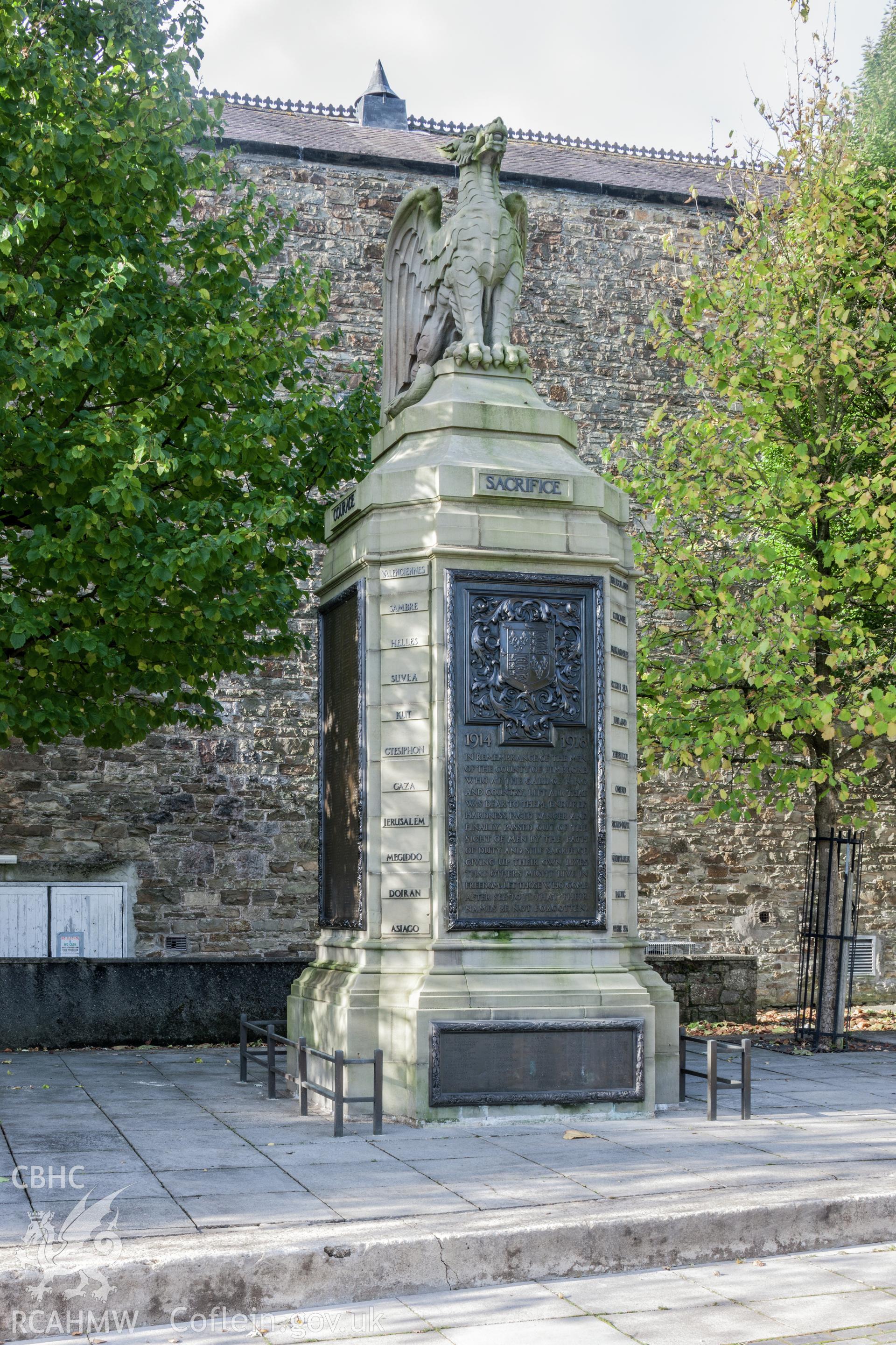 View from the east