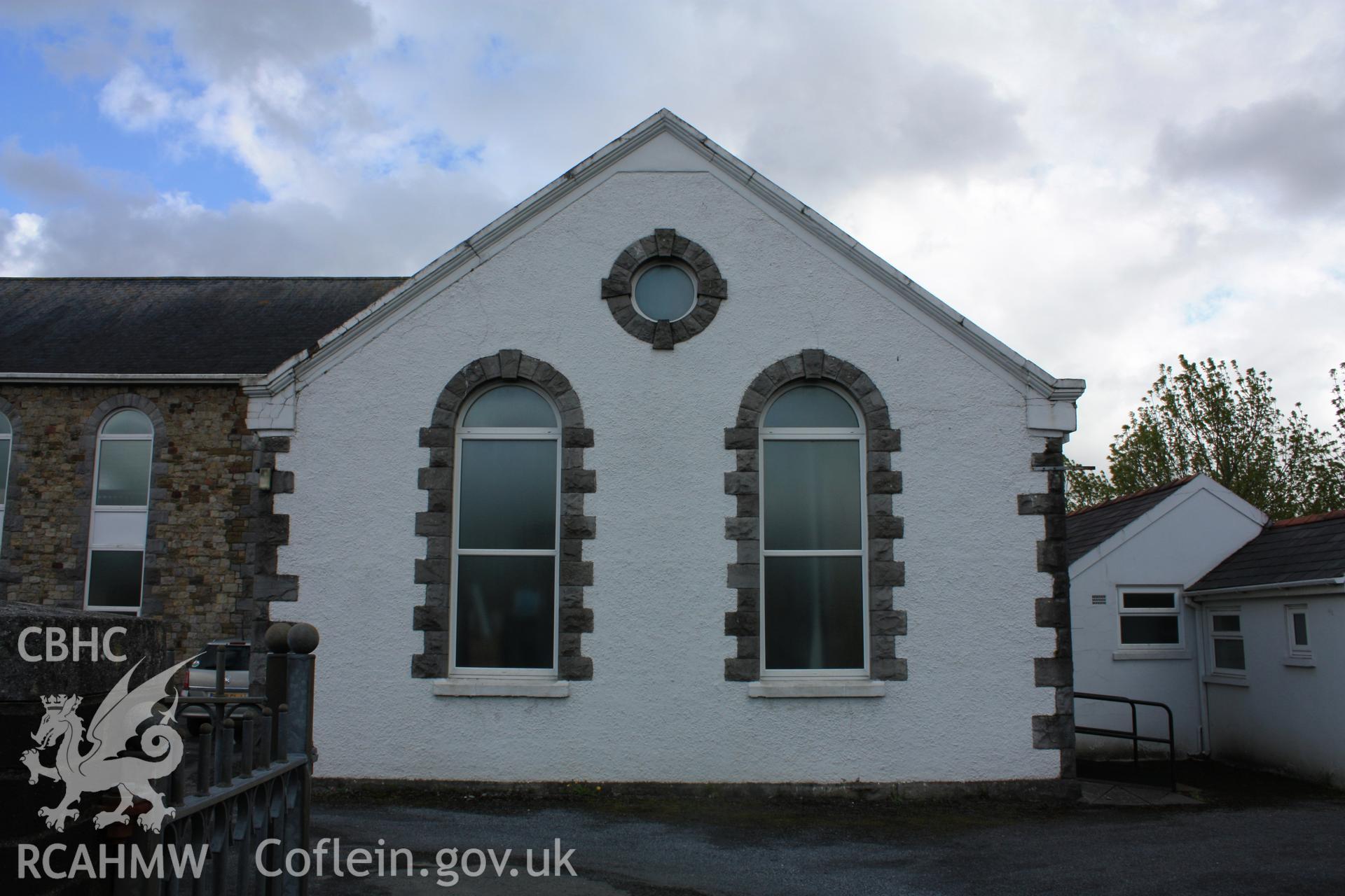 External; north elevation of vestry
