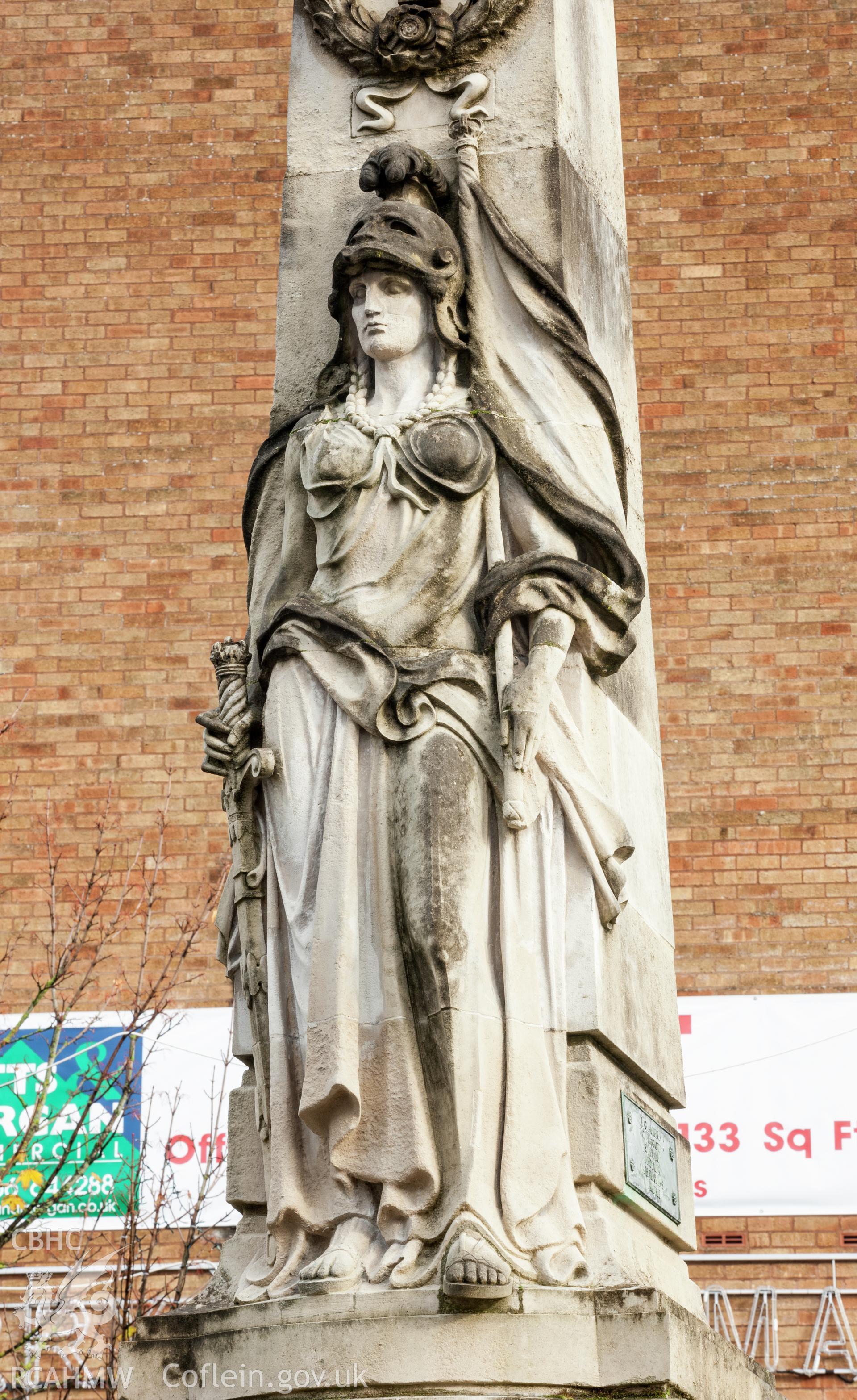 Detail of figure from the southwest