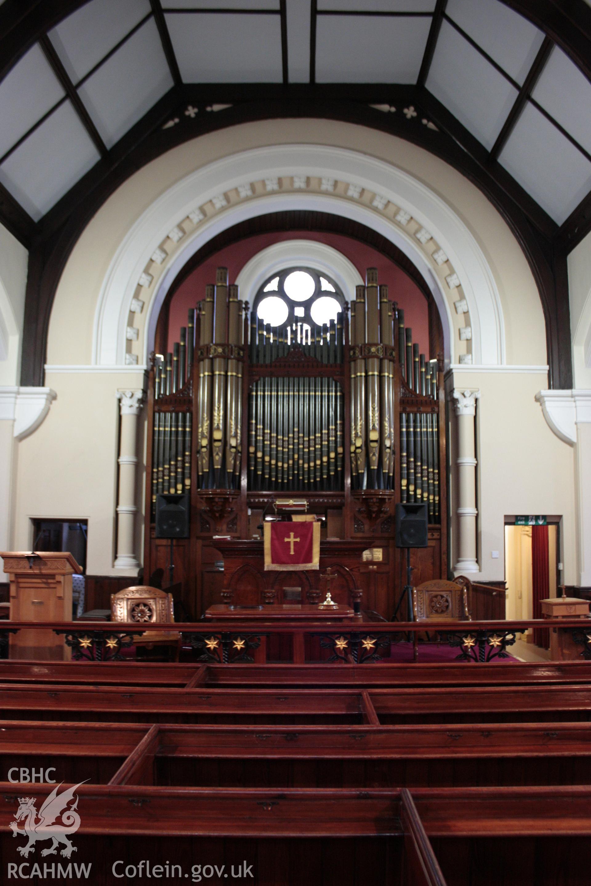 Internal; view towards pulpit and organ