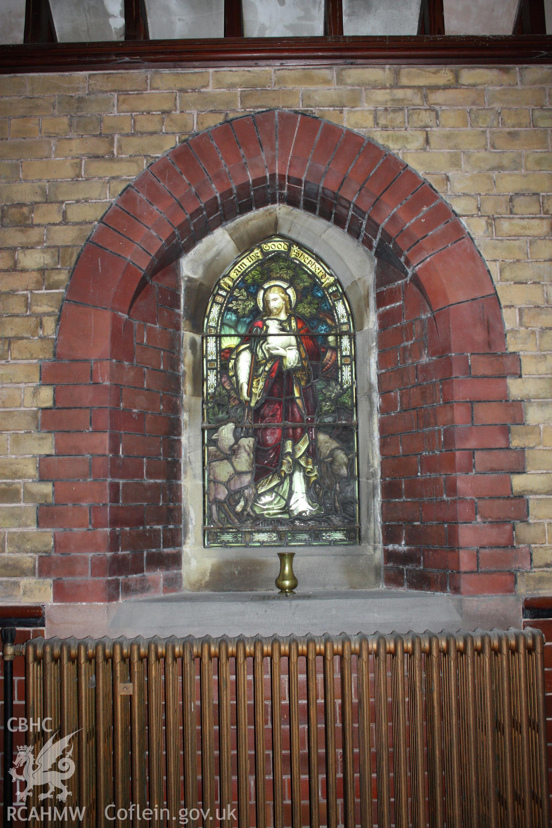St Davids Church, Denbigh detail of window