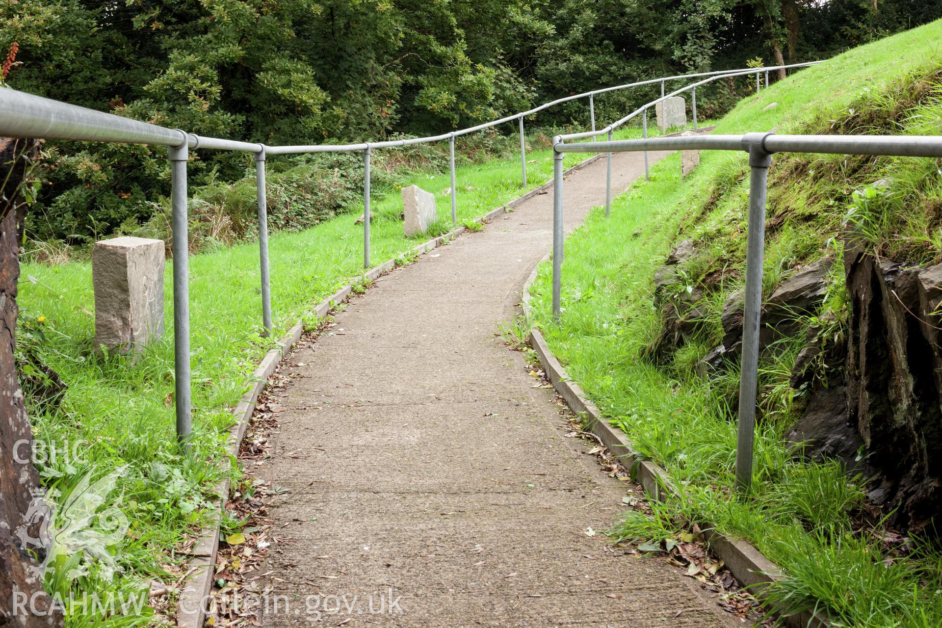 Path leading up to memorial