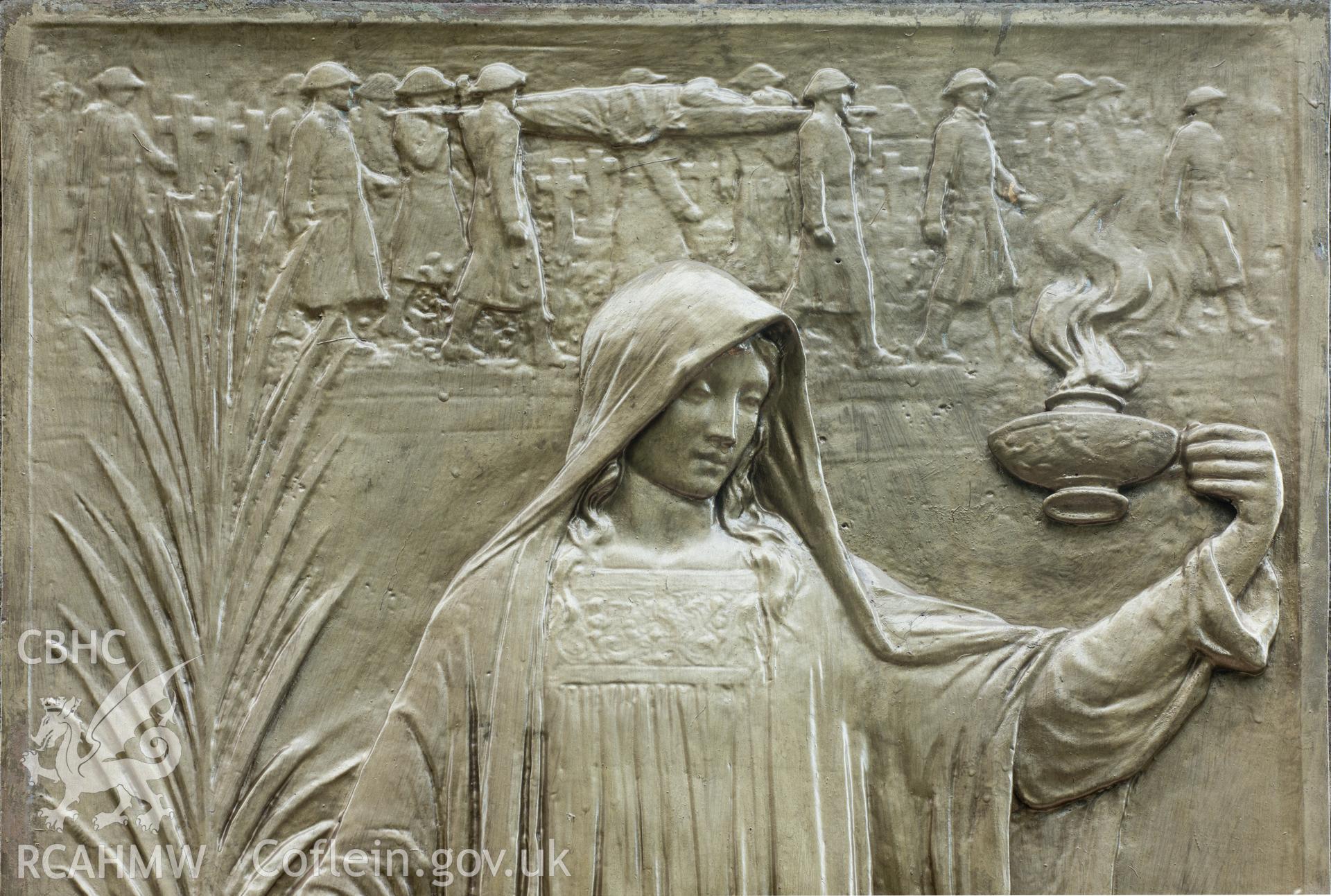 Detail of relief on northwest facade
