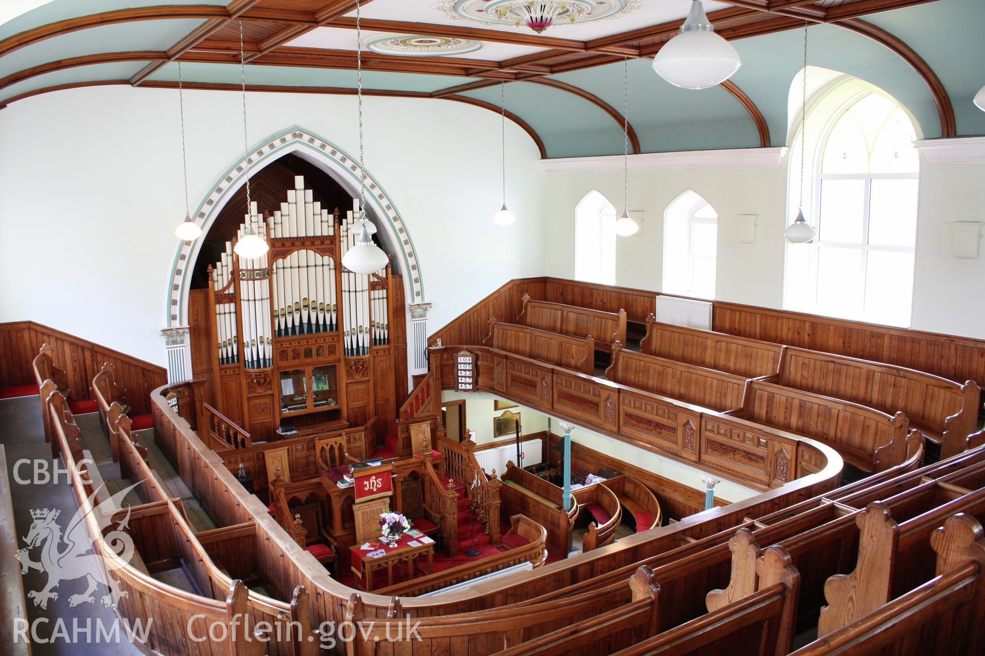 Internal; view towards organ from balcony