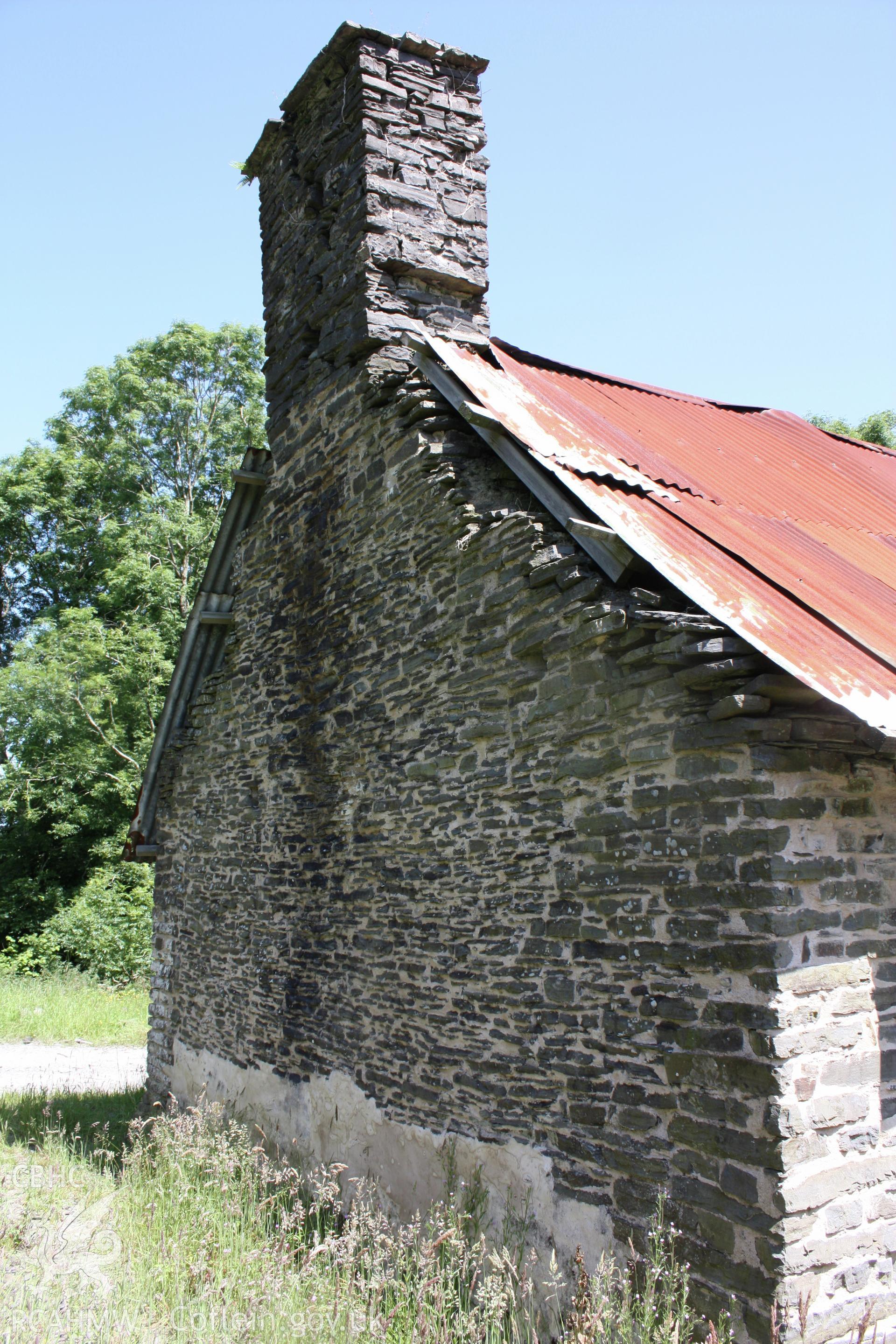 Exterior; west elevation