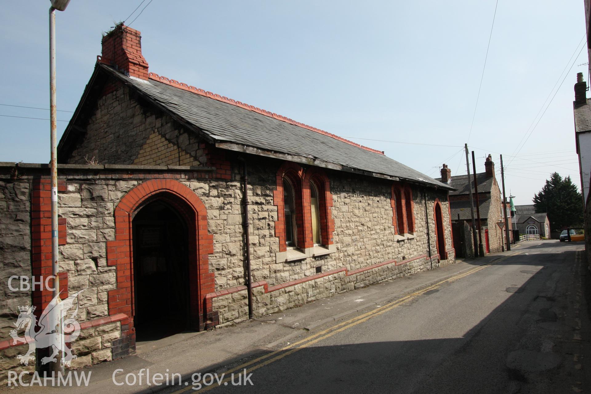Church Hall, Peakes Lane, Denbigh from the north-west