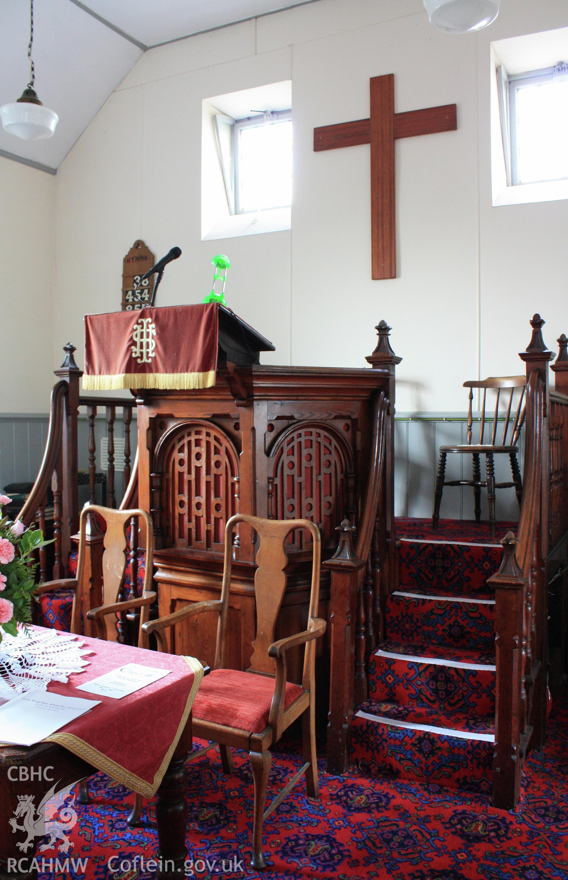 Internal; pulpit