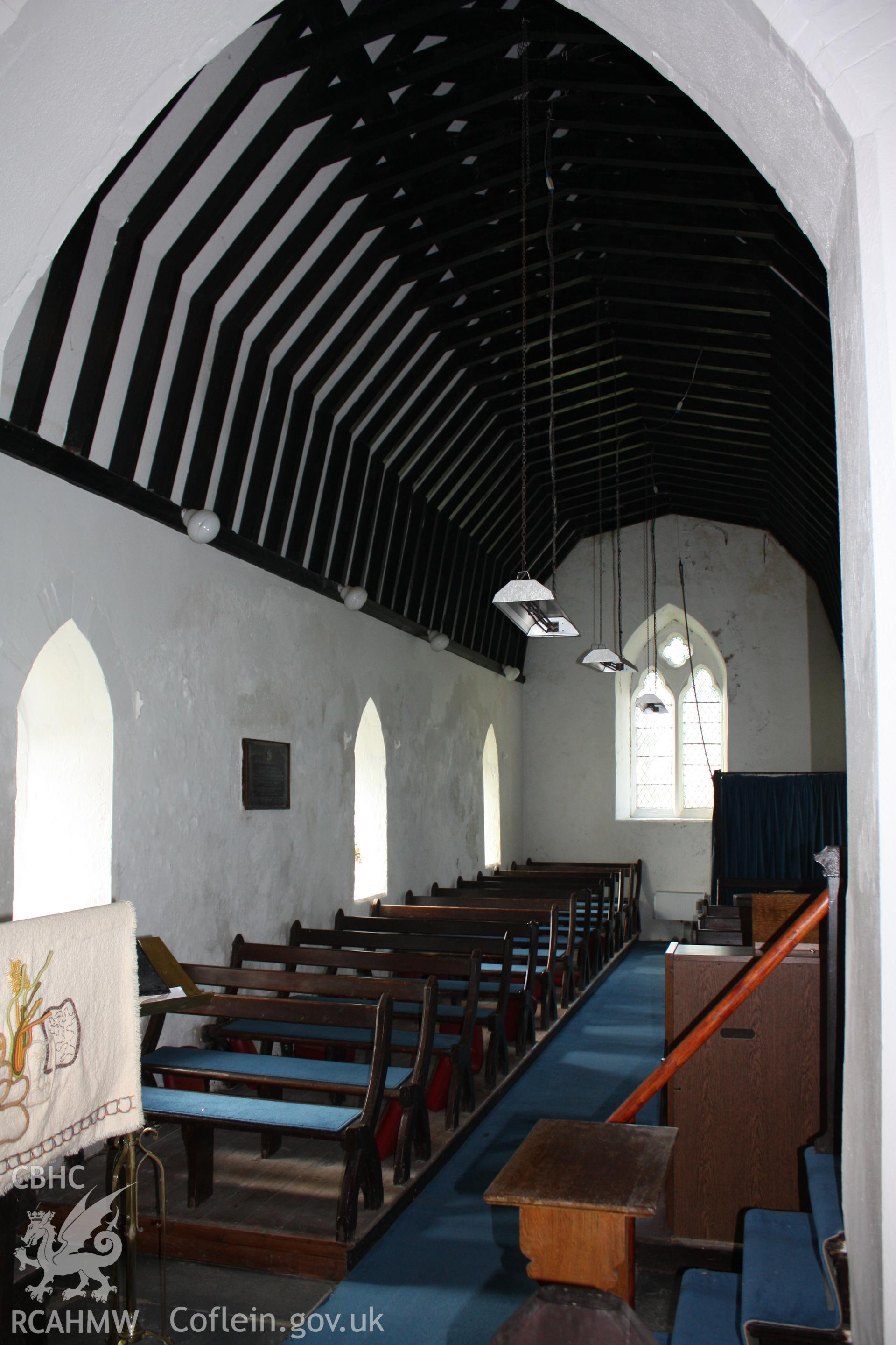 Ceiling of the nave (looking westward)