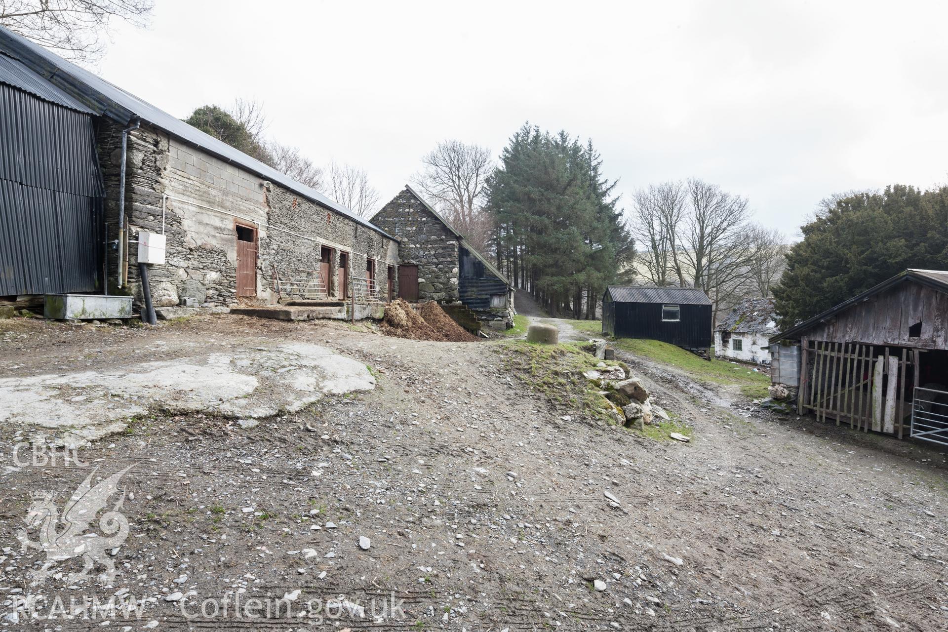 Farm range to northeast of house.