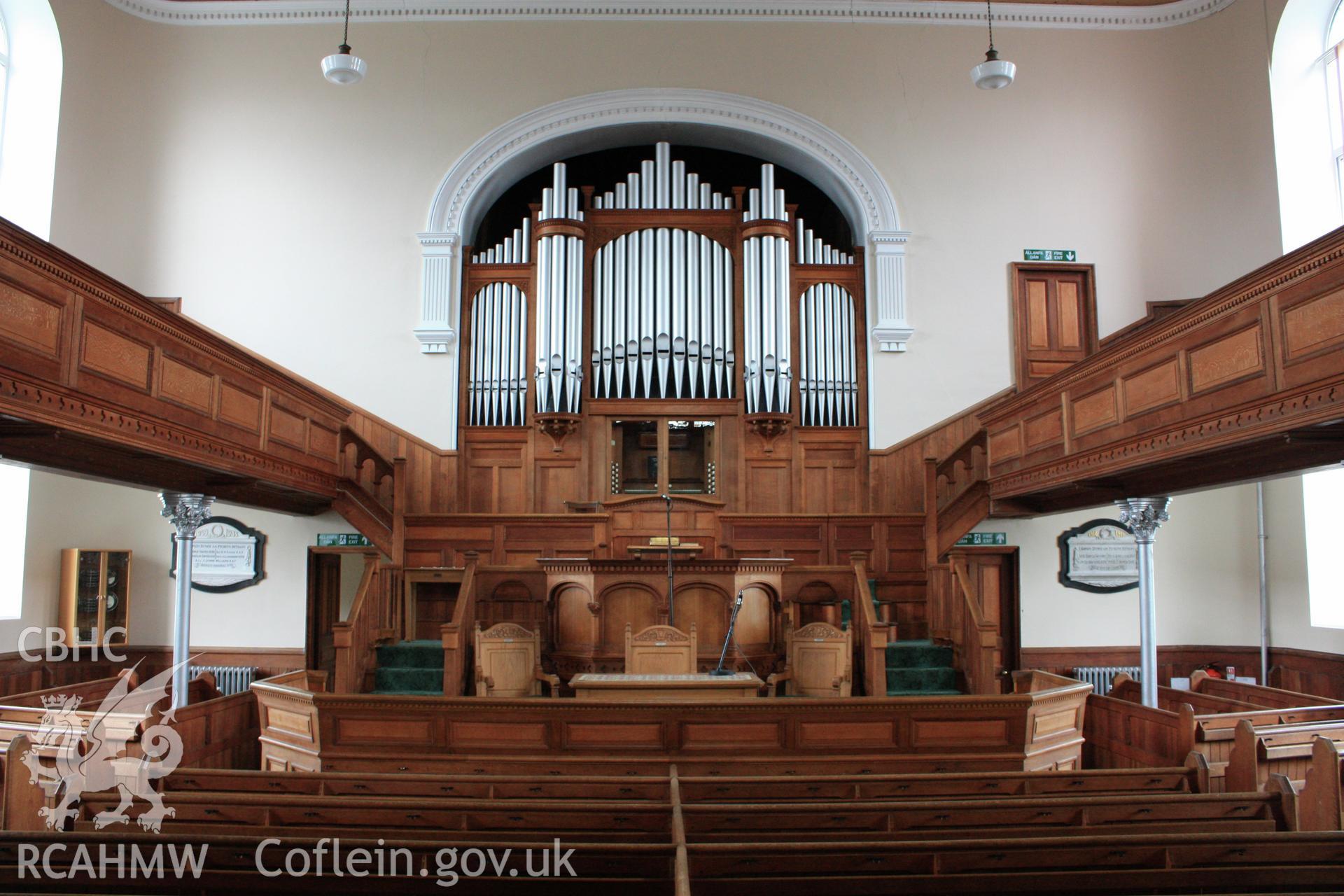 Internal; view towards organ from balcony