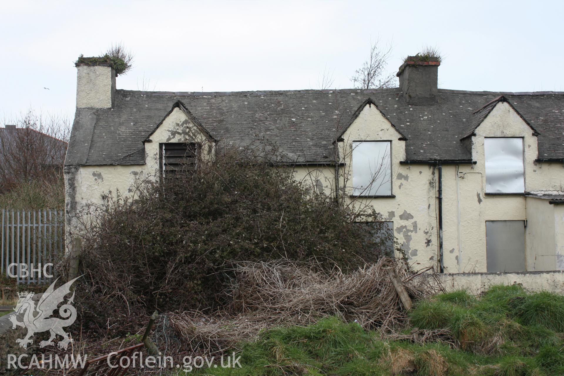 Exterior; south elevation cottage number one