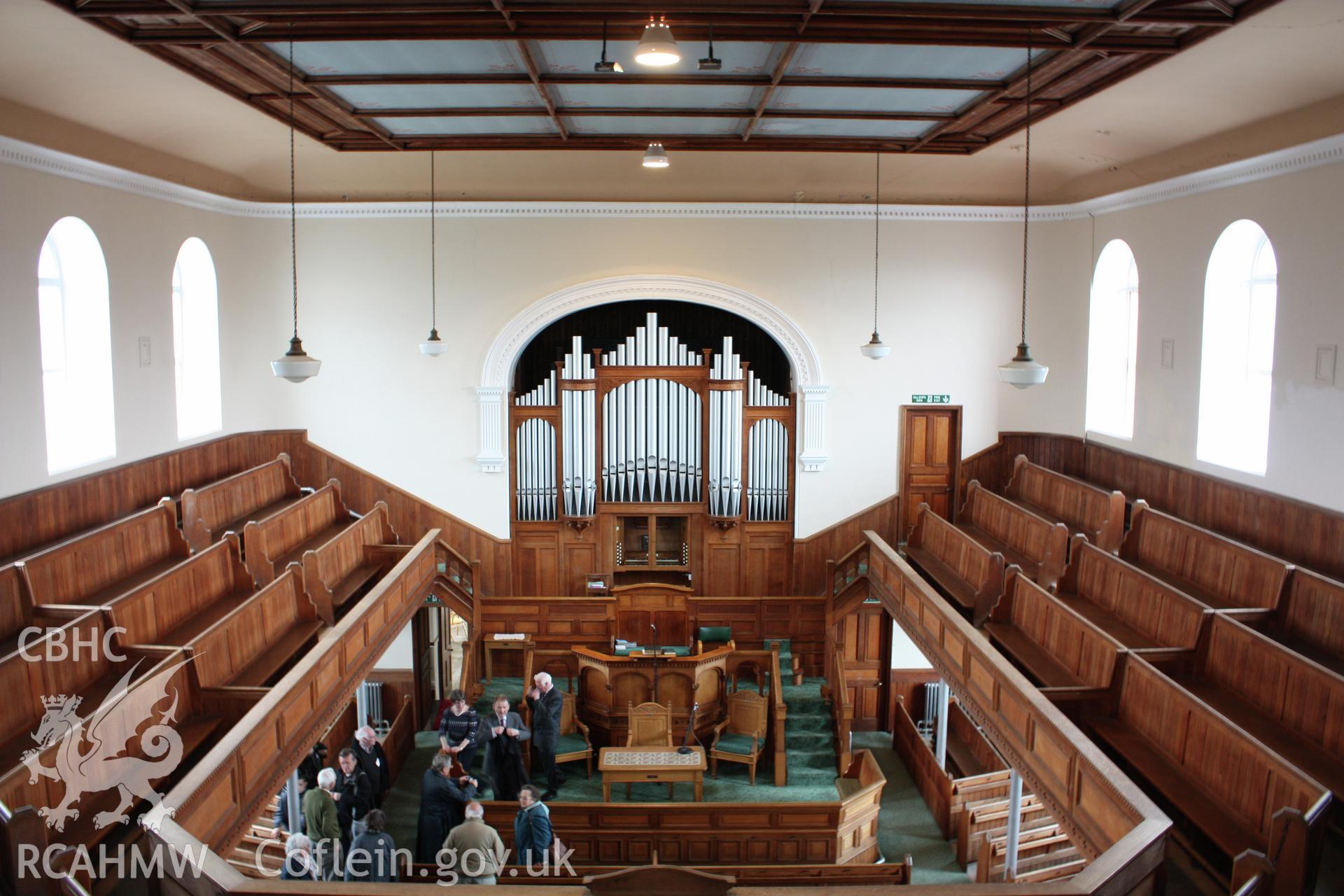 Internal; view towards organ from balcony