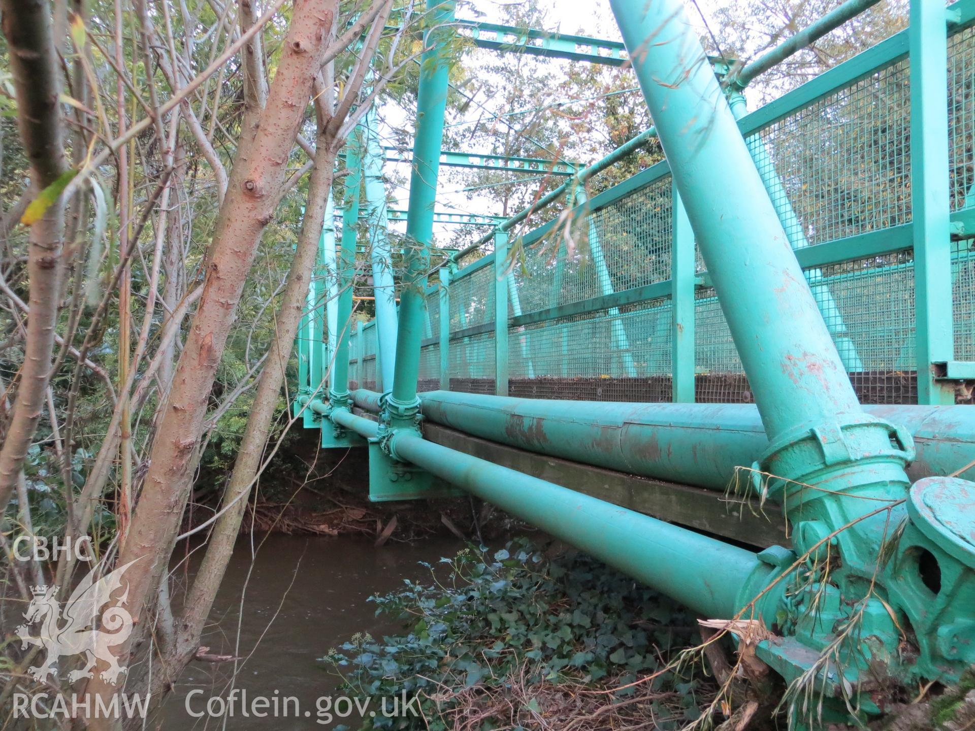 Bridge structure, north side.