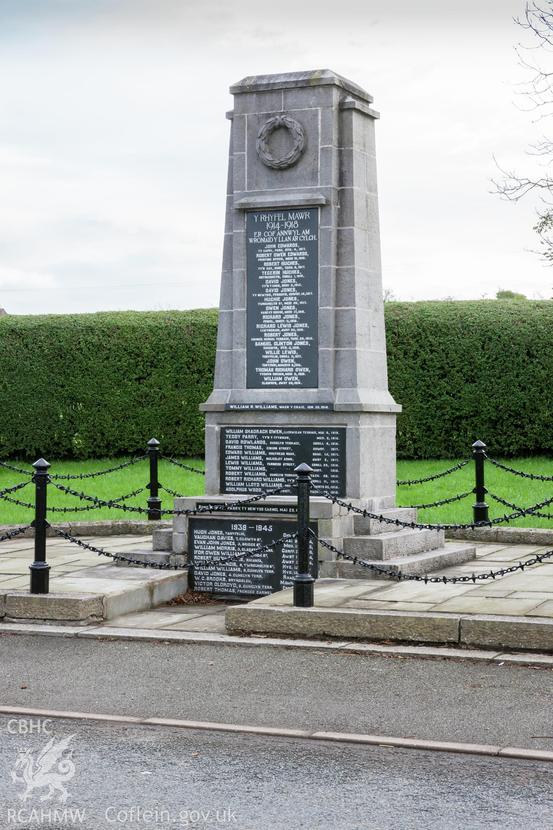 Monument from the southwest