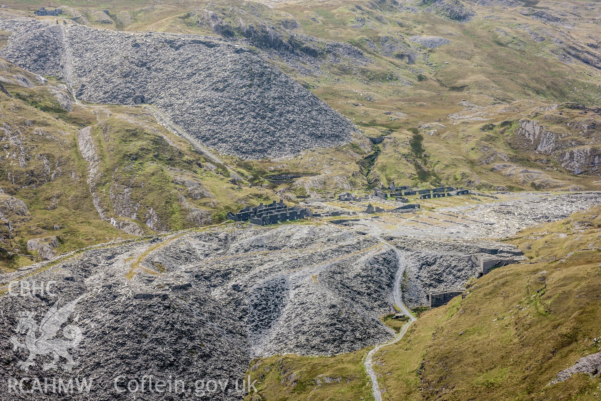 View of quarry buildings from the north northeast