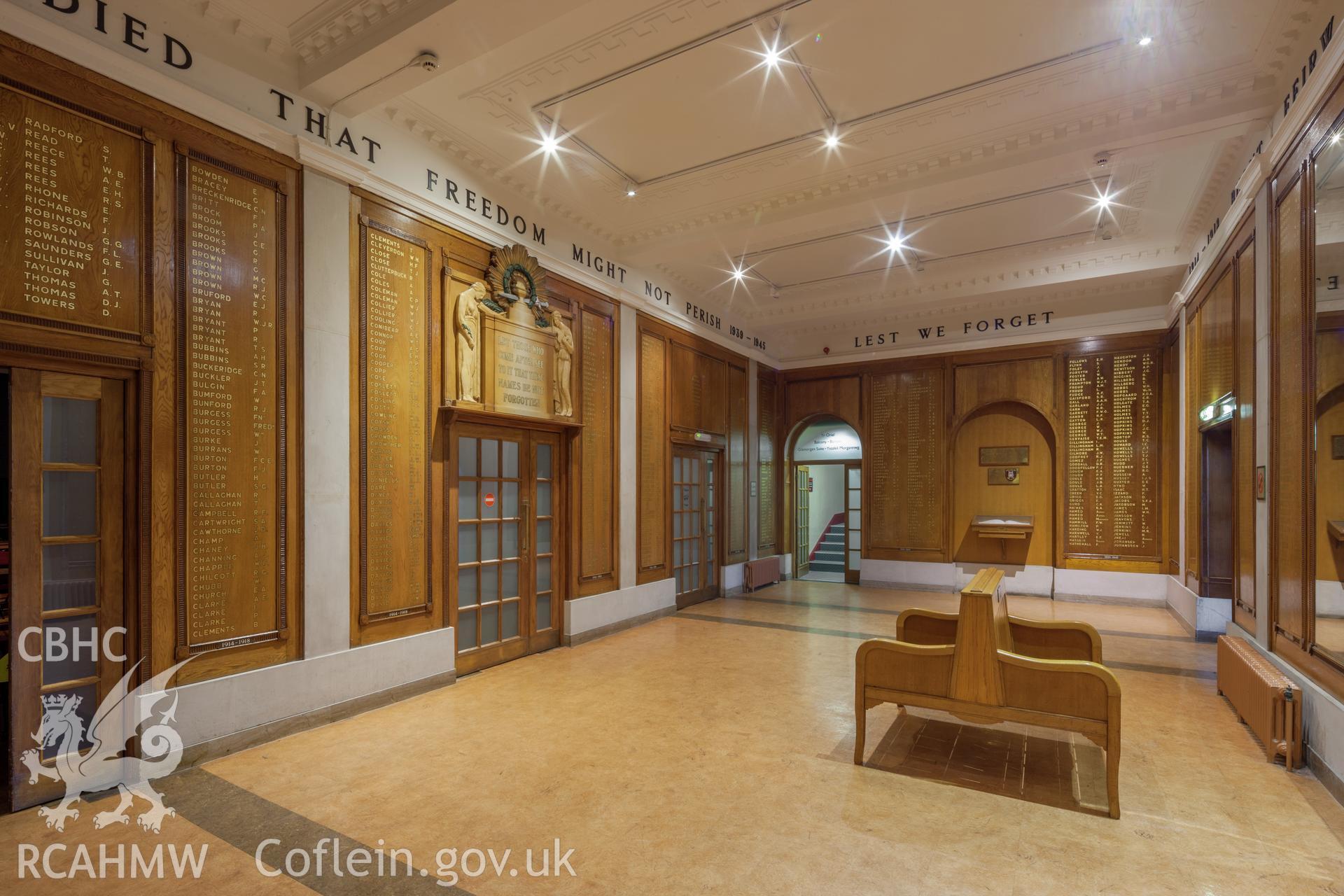 Interior, room of remembrance
