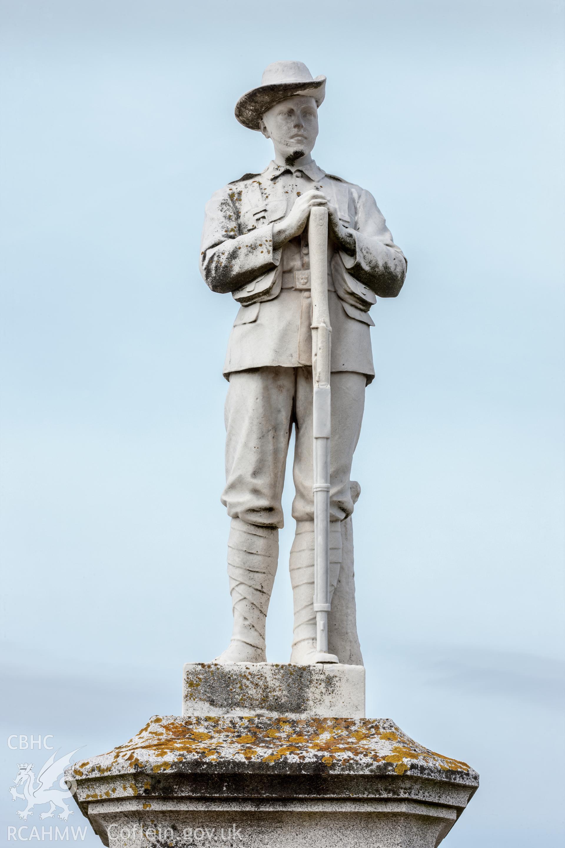 Statue from the southeast