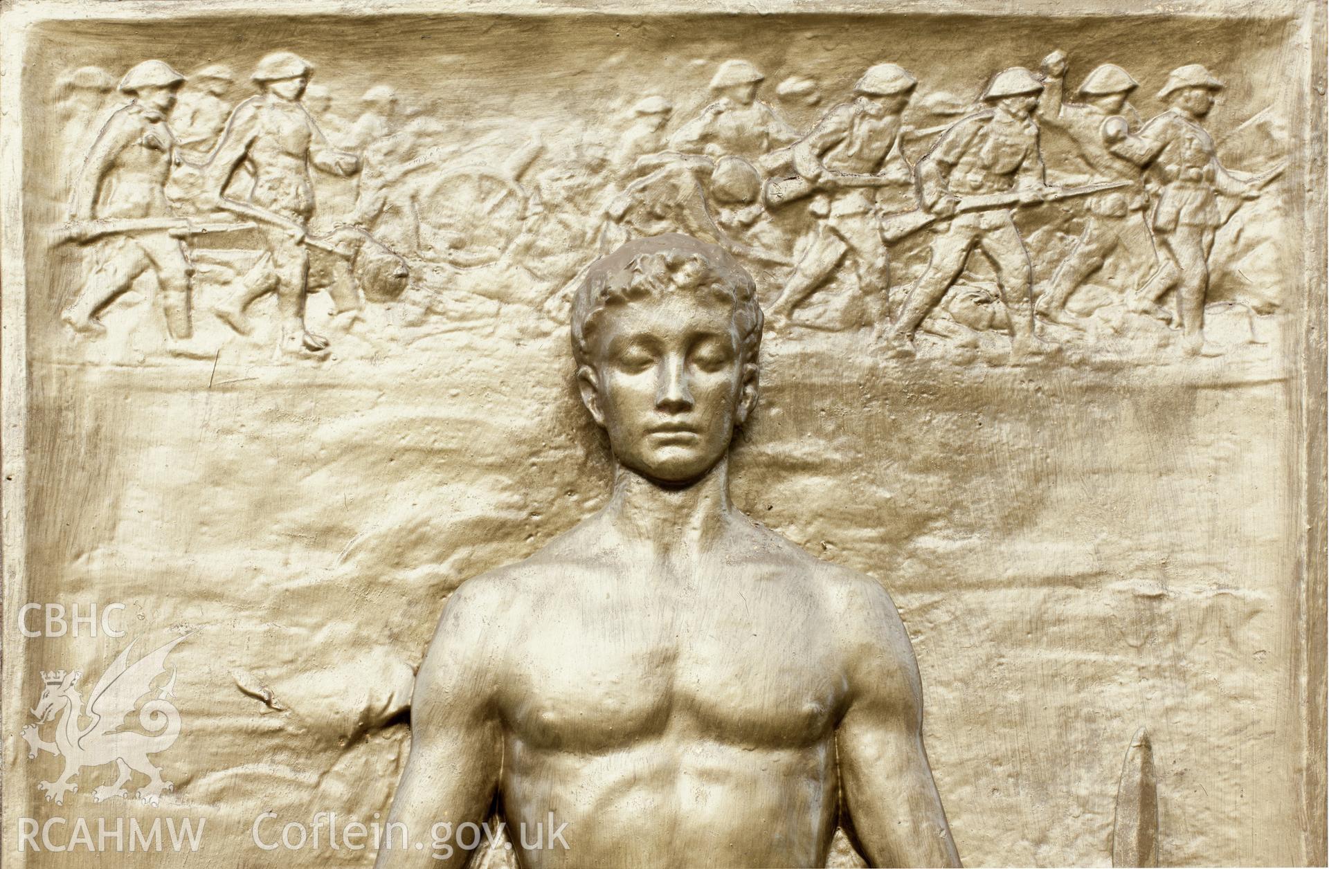 Detail of relief on southeast facade
