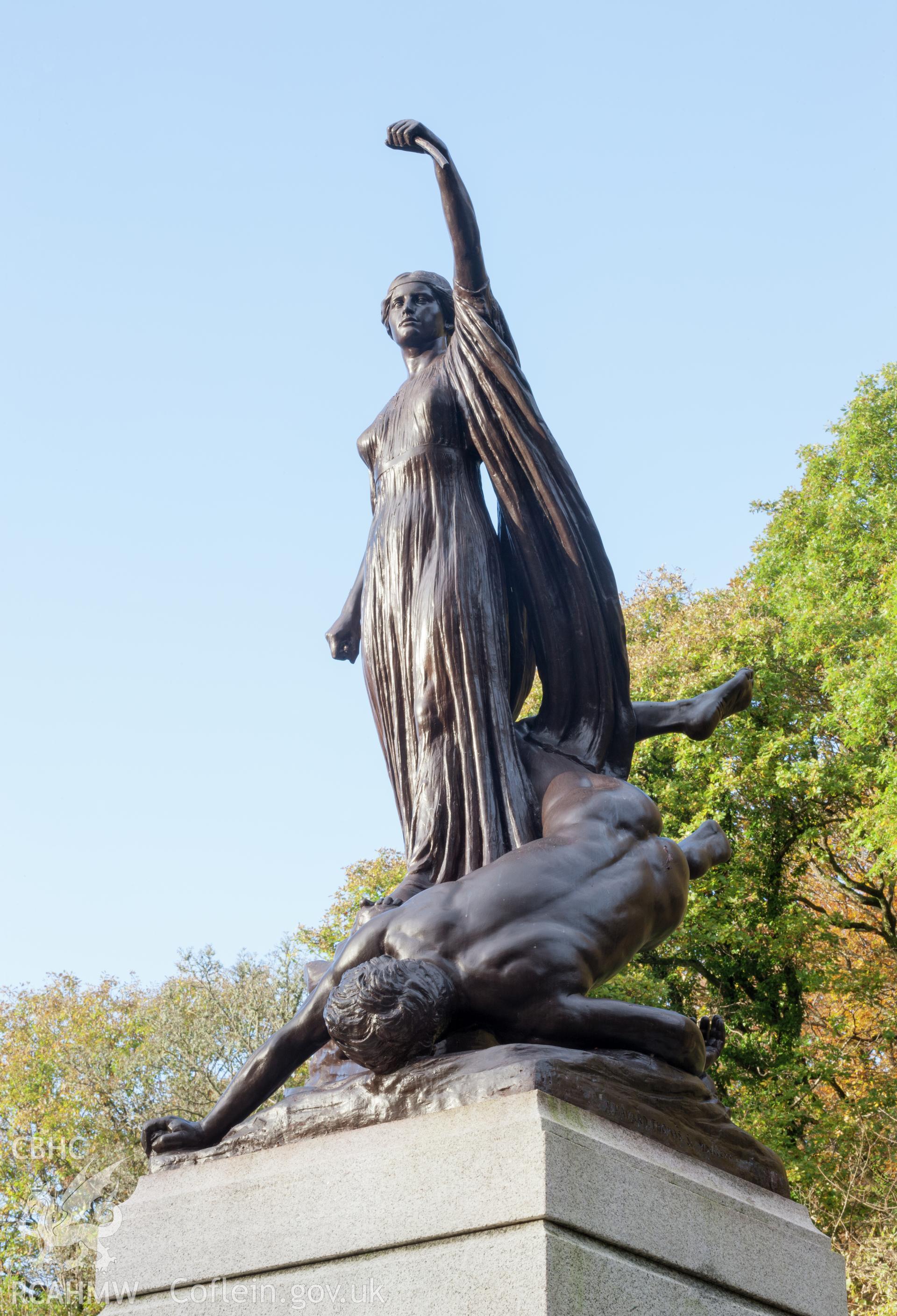Detail of sculpture from the southeast