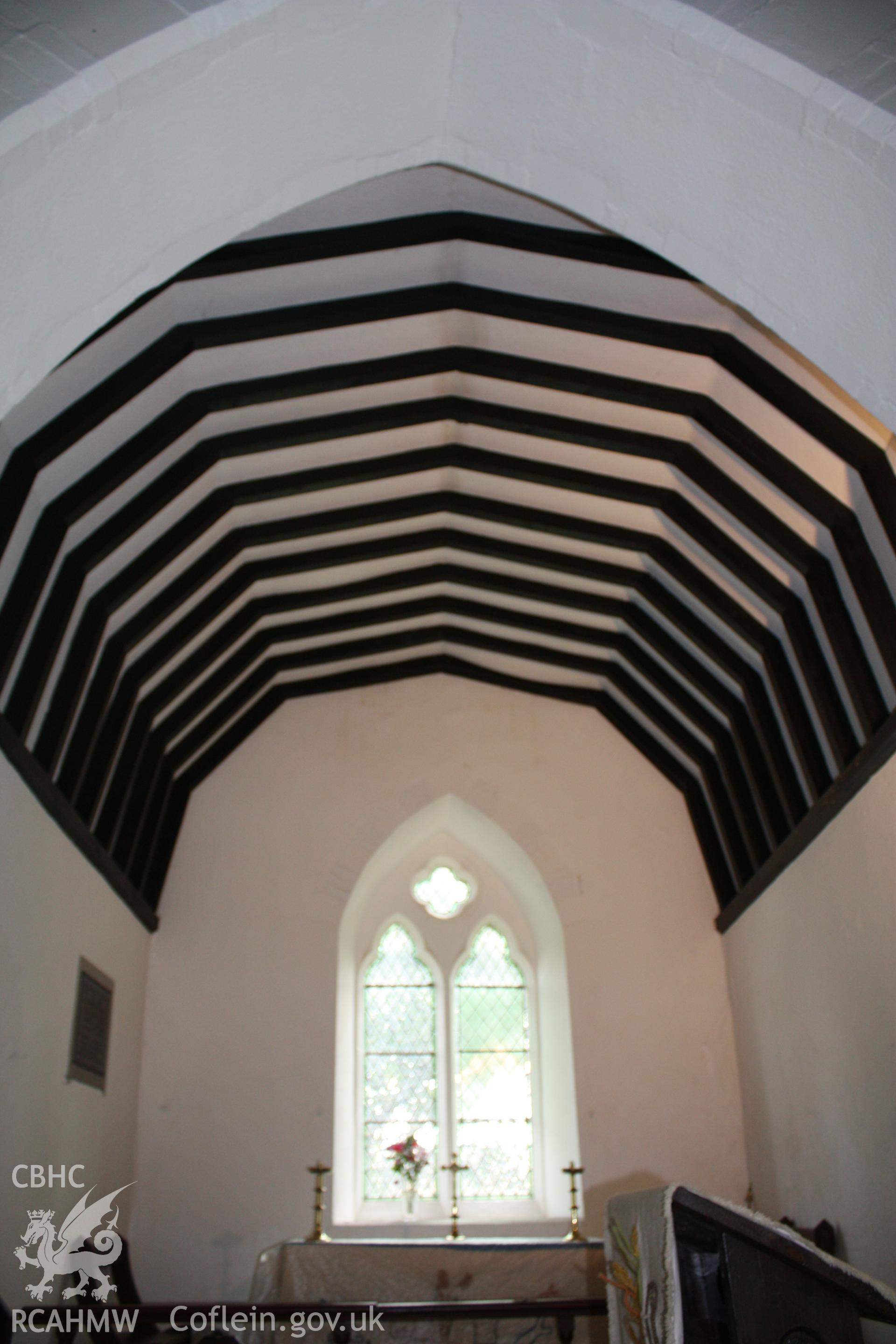 Roof of the chancel