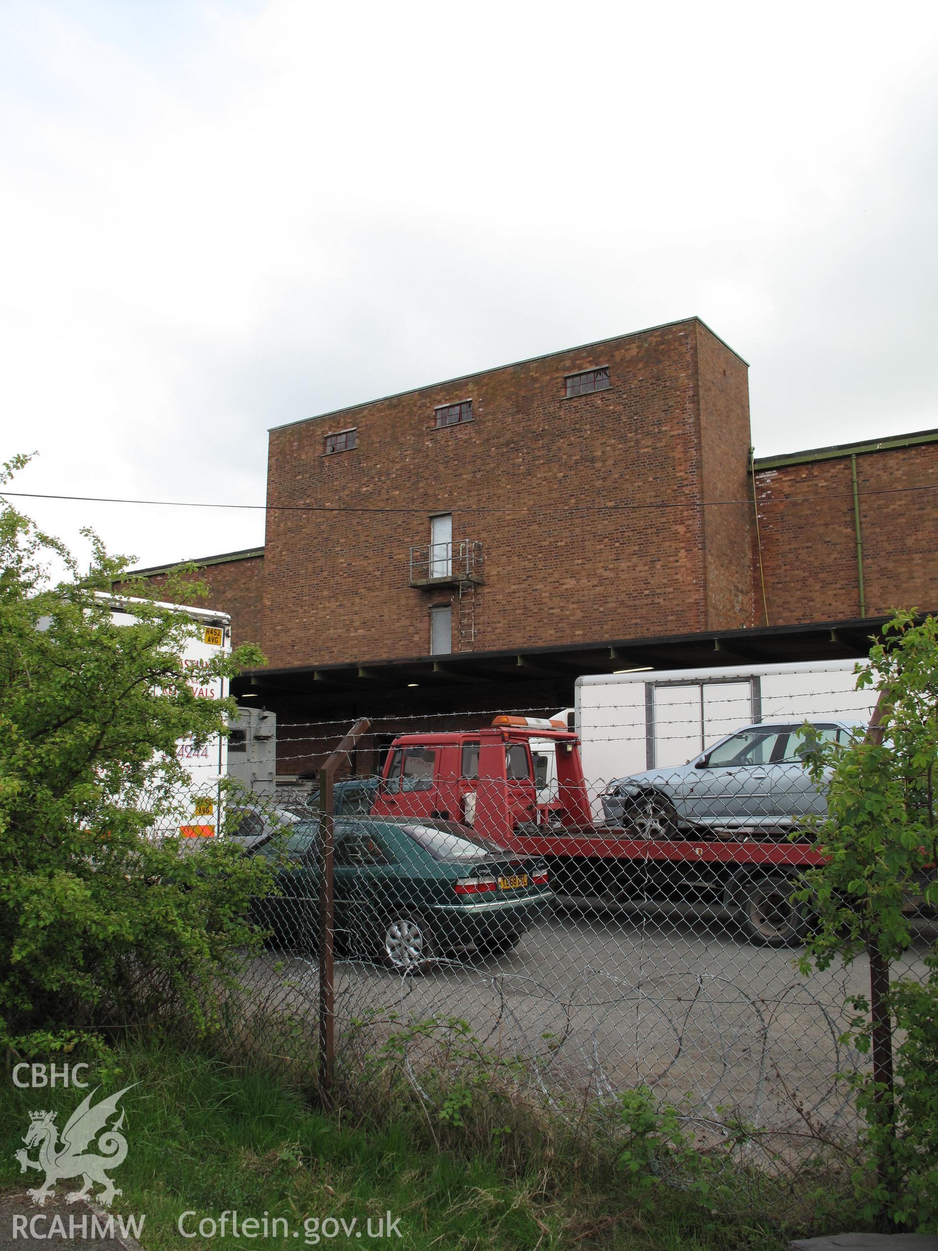 Detail of Marl Cold Store north facade.