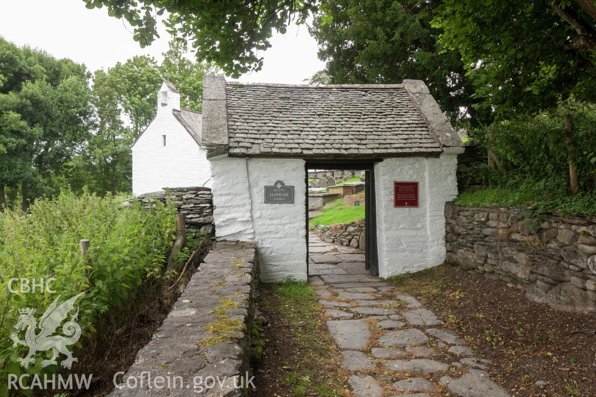 Lych gate and church from the southwest