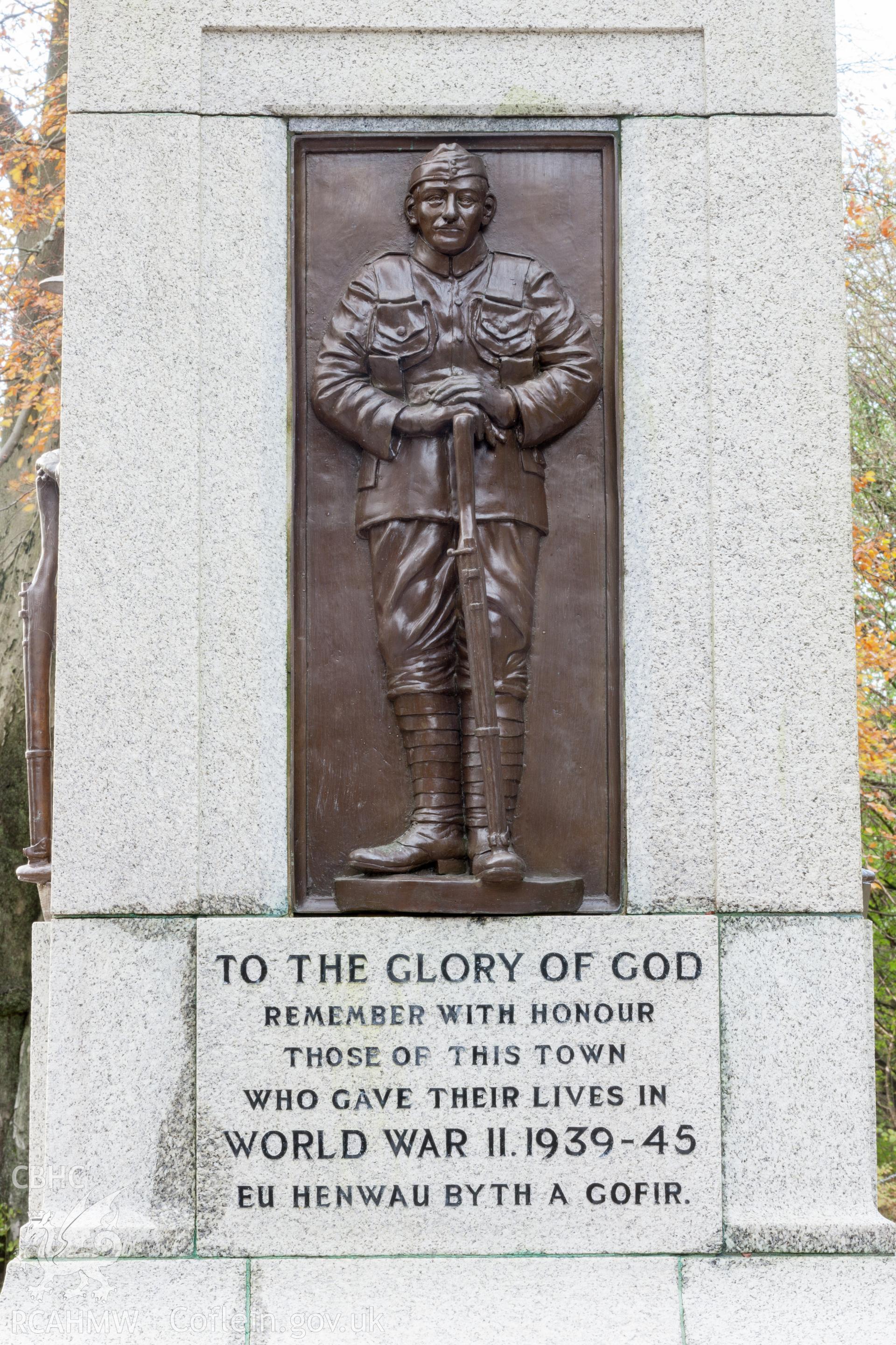 Detail of relief panel of airman