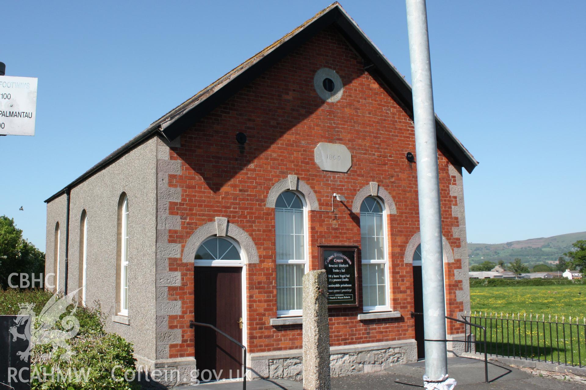 Brookhouse Chapel, Denbigh from the south-west