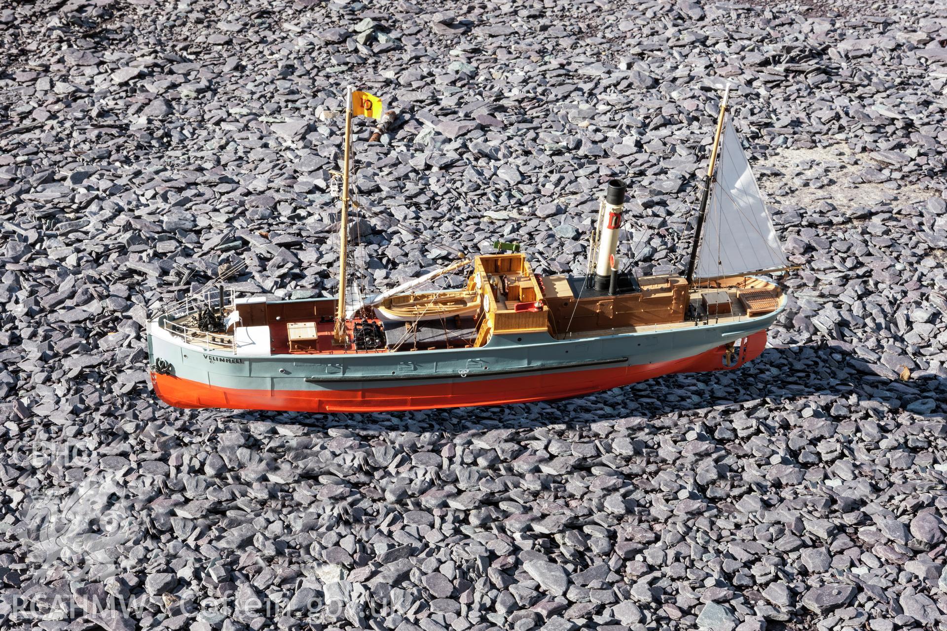 Model of the Felinheli boat owned by the Penrhyn Quarry