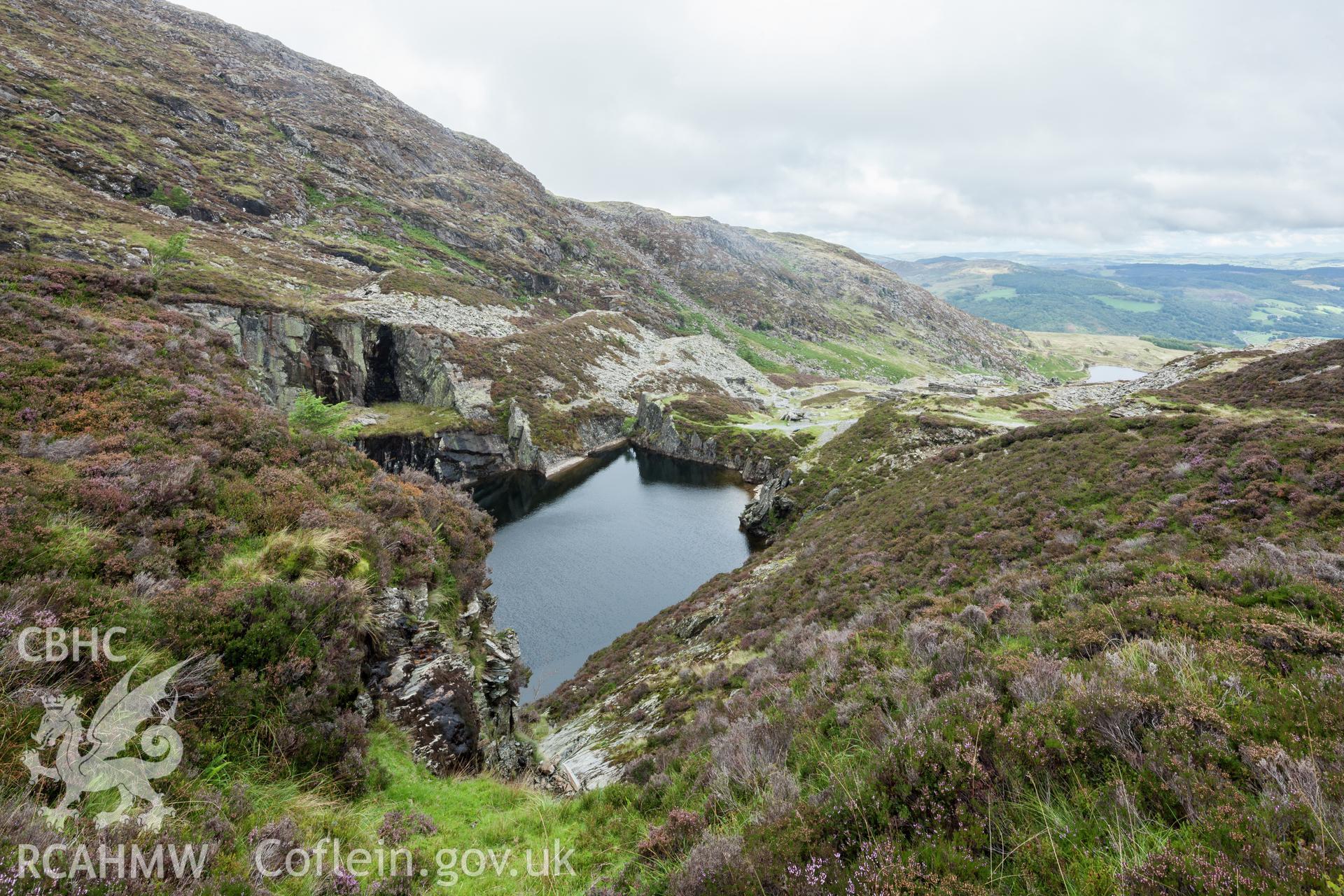 Quarry pit from the southwest