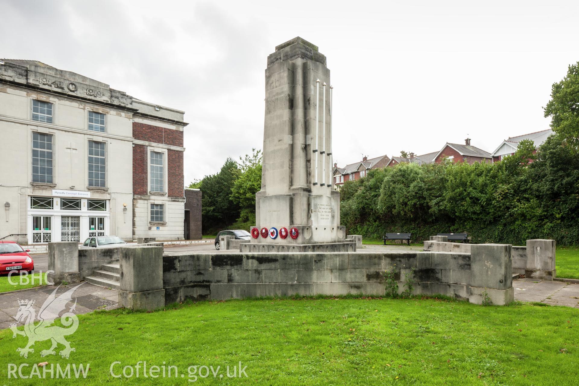 View of cenotaph from the east northeast