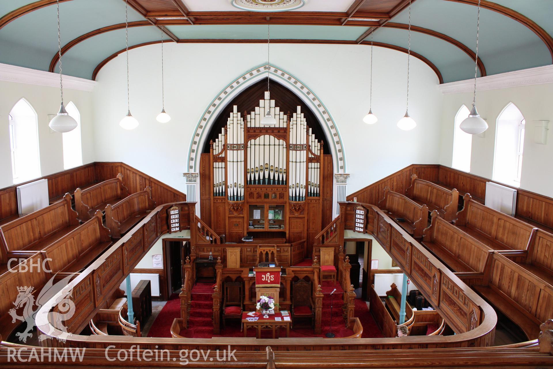 Internal; view towards organ from balcony