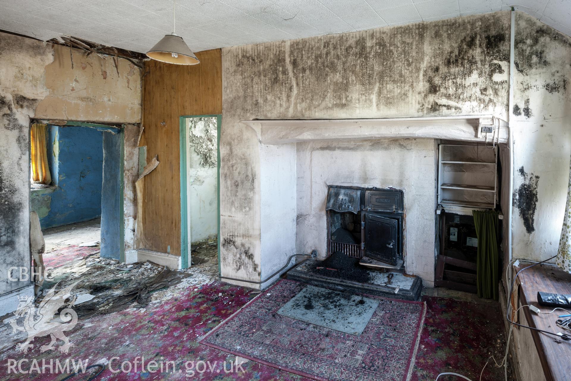 Living room with back bedroom