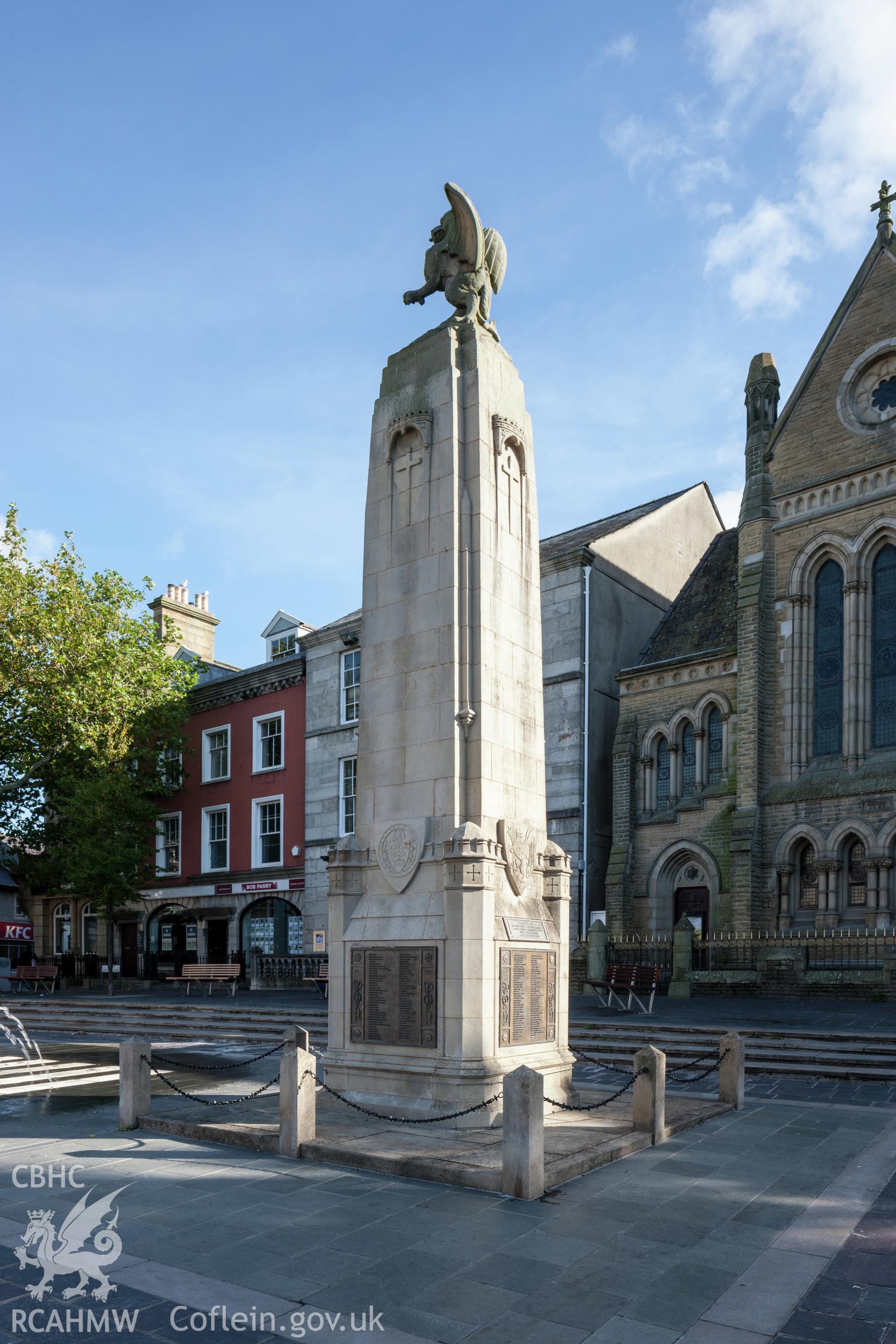 View from the south southwest