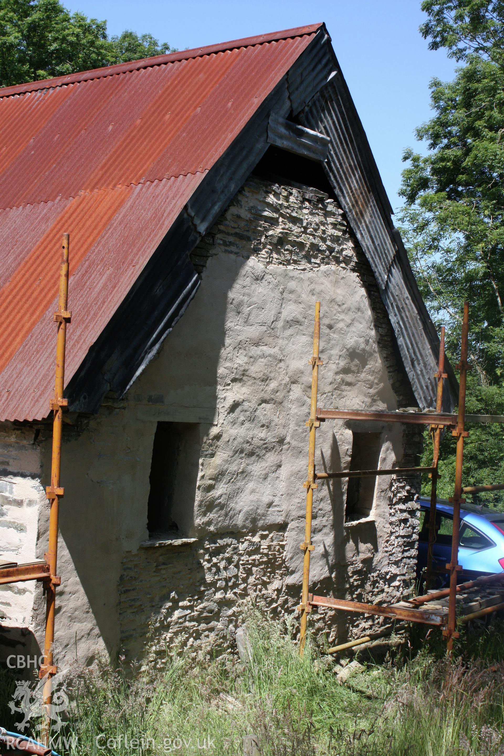Exterior; east elevation