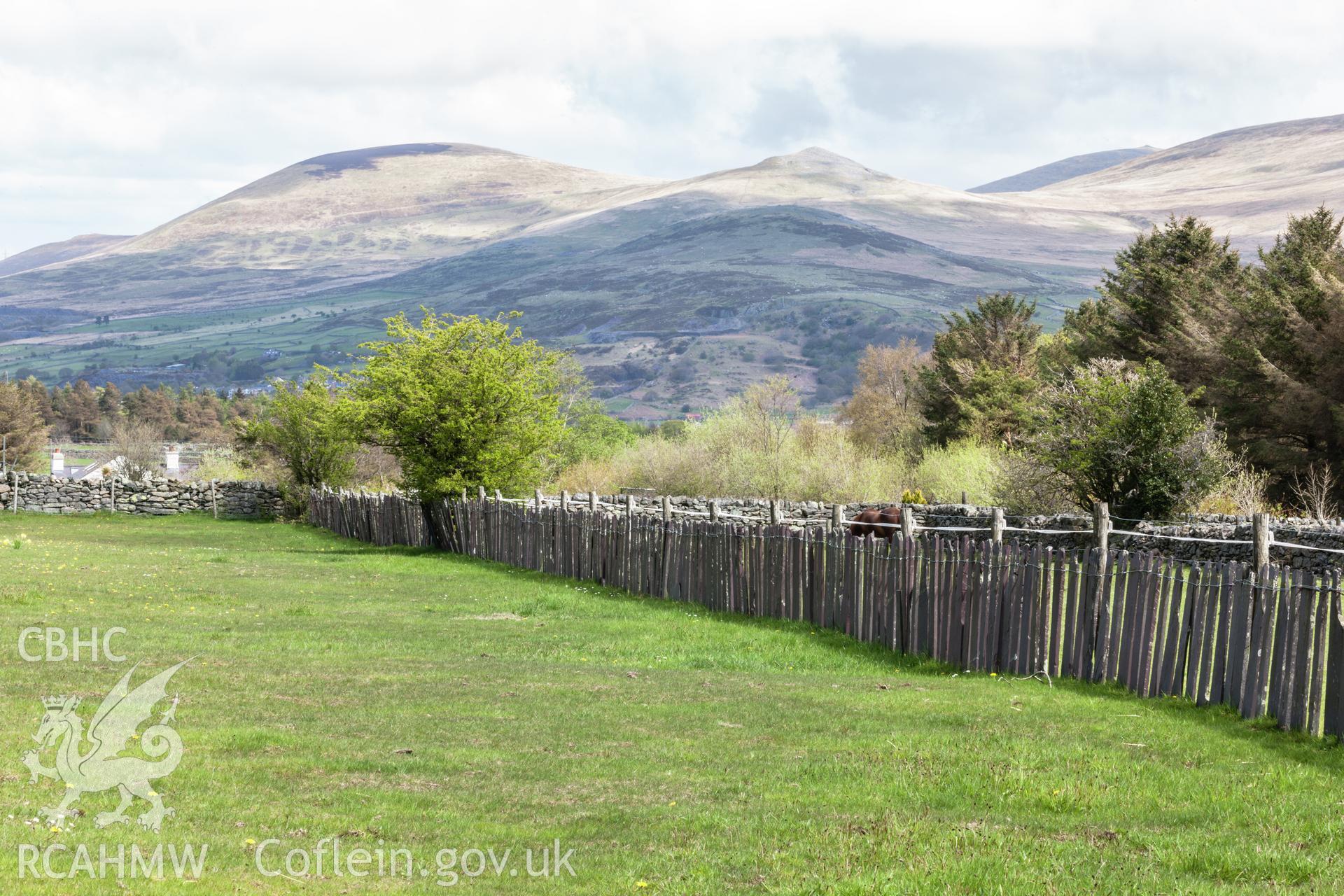 View from the southwest, Carneddau in background