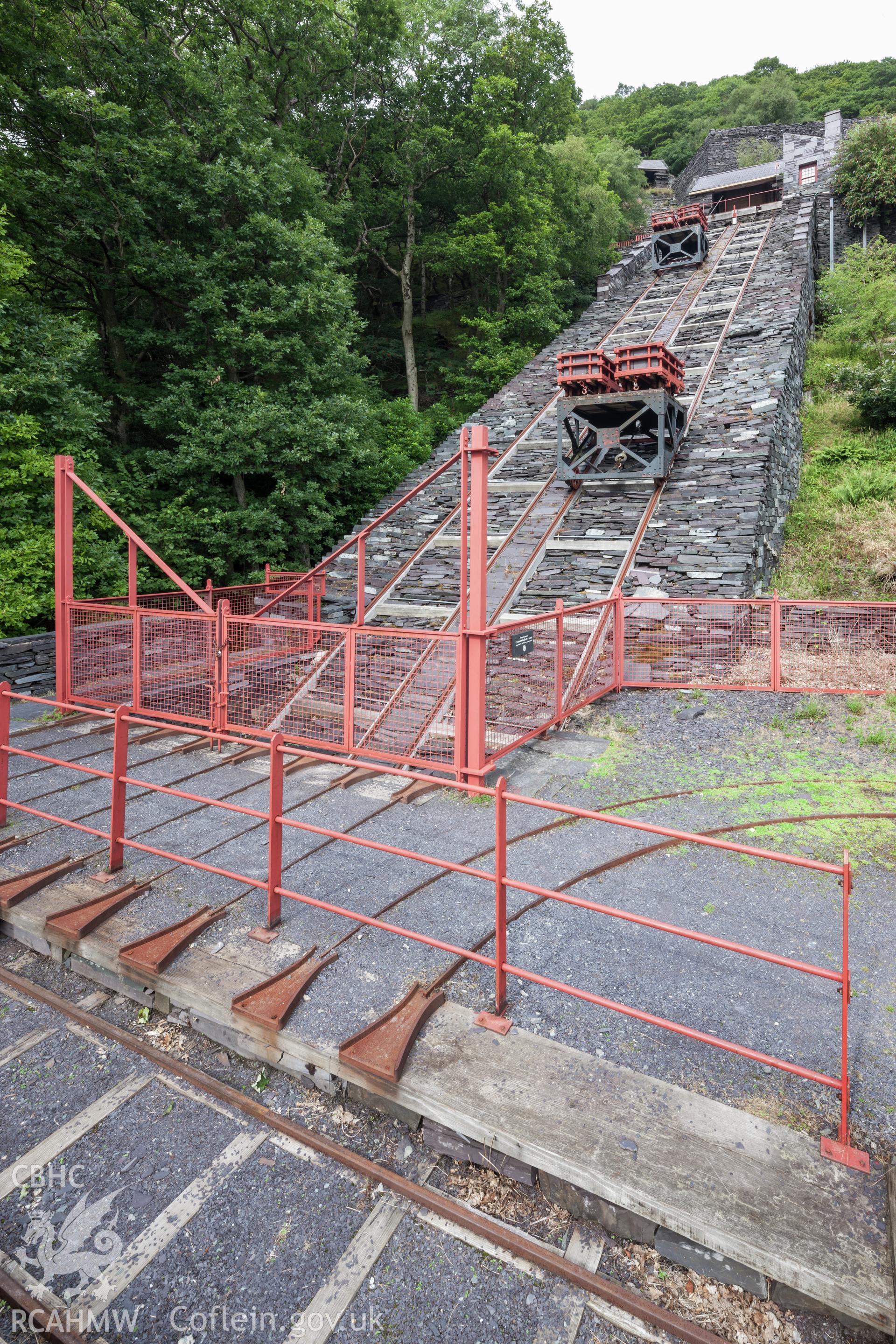 Incline bottom, loading platform