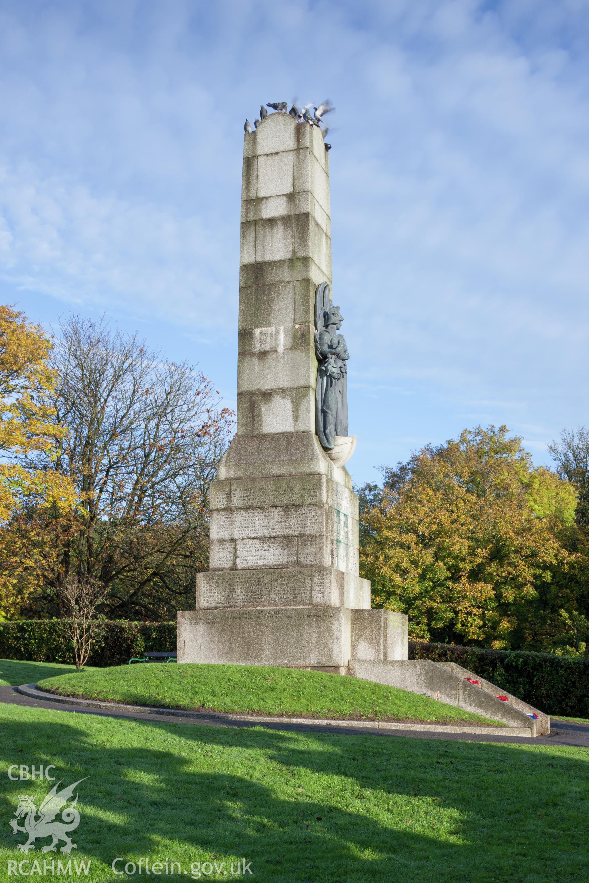 View from the south southwest