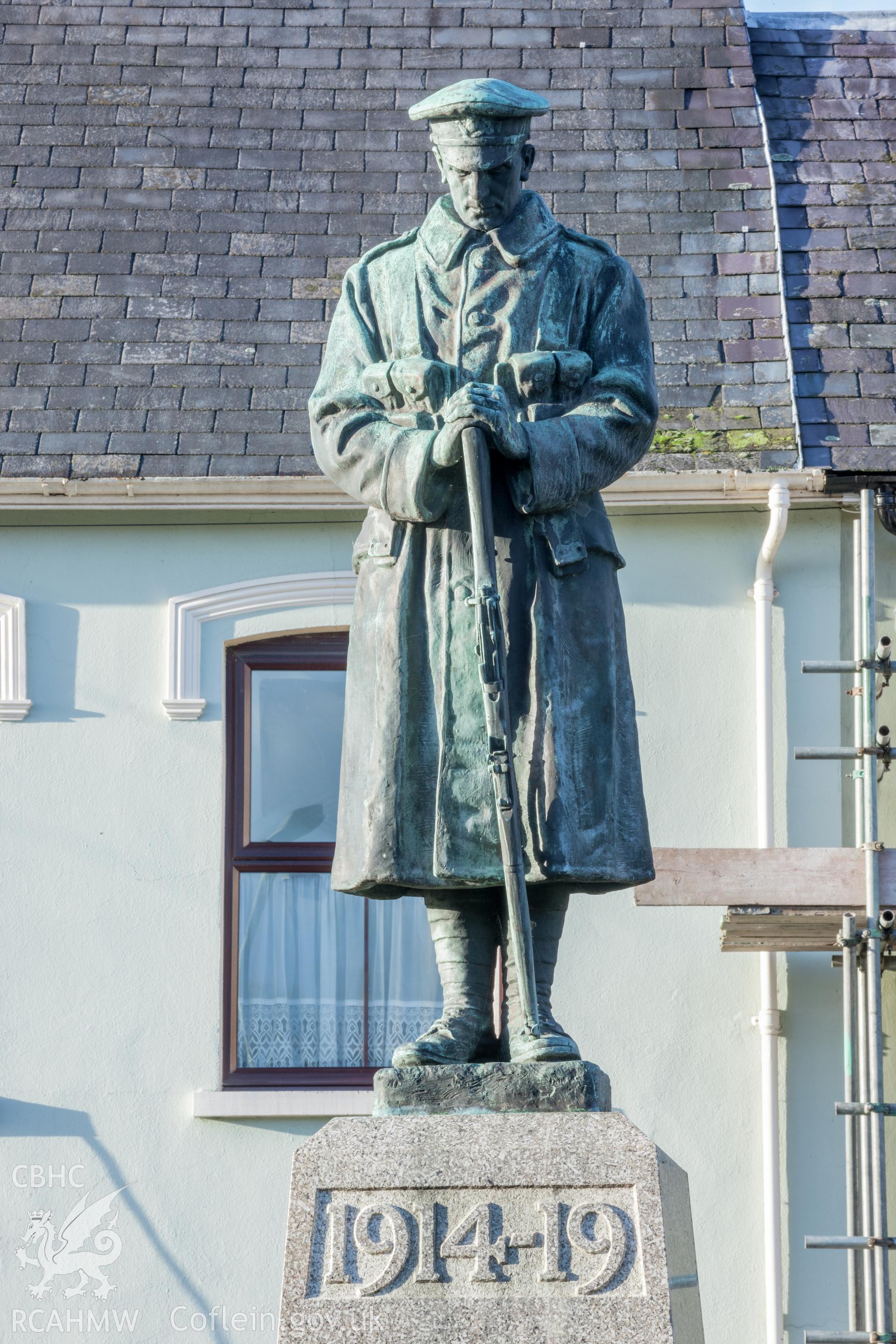 Detail of the figure from the south