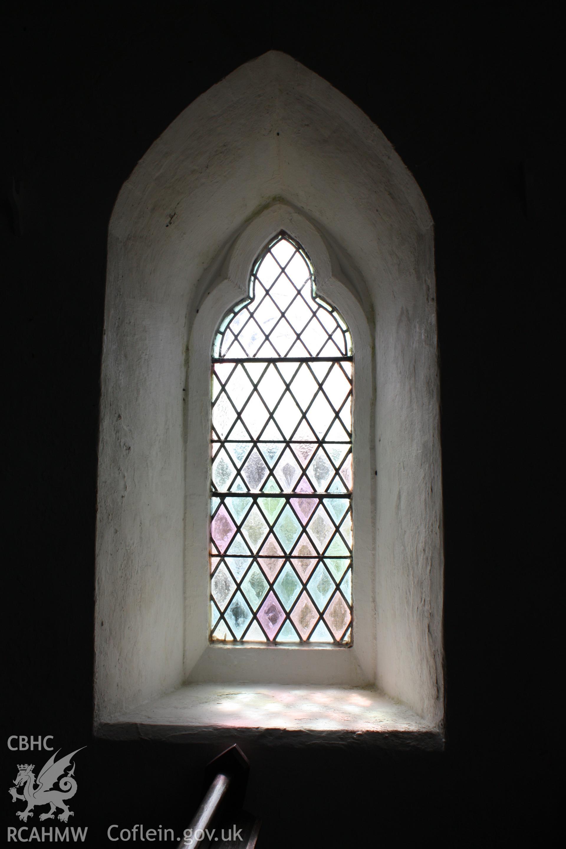 Detail of window in southern wall